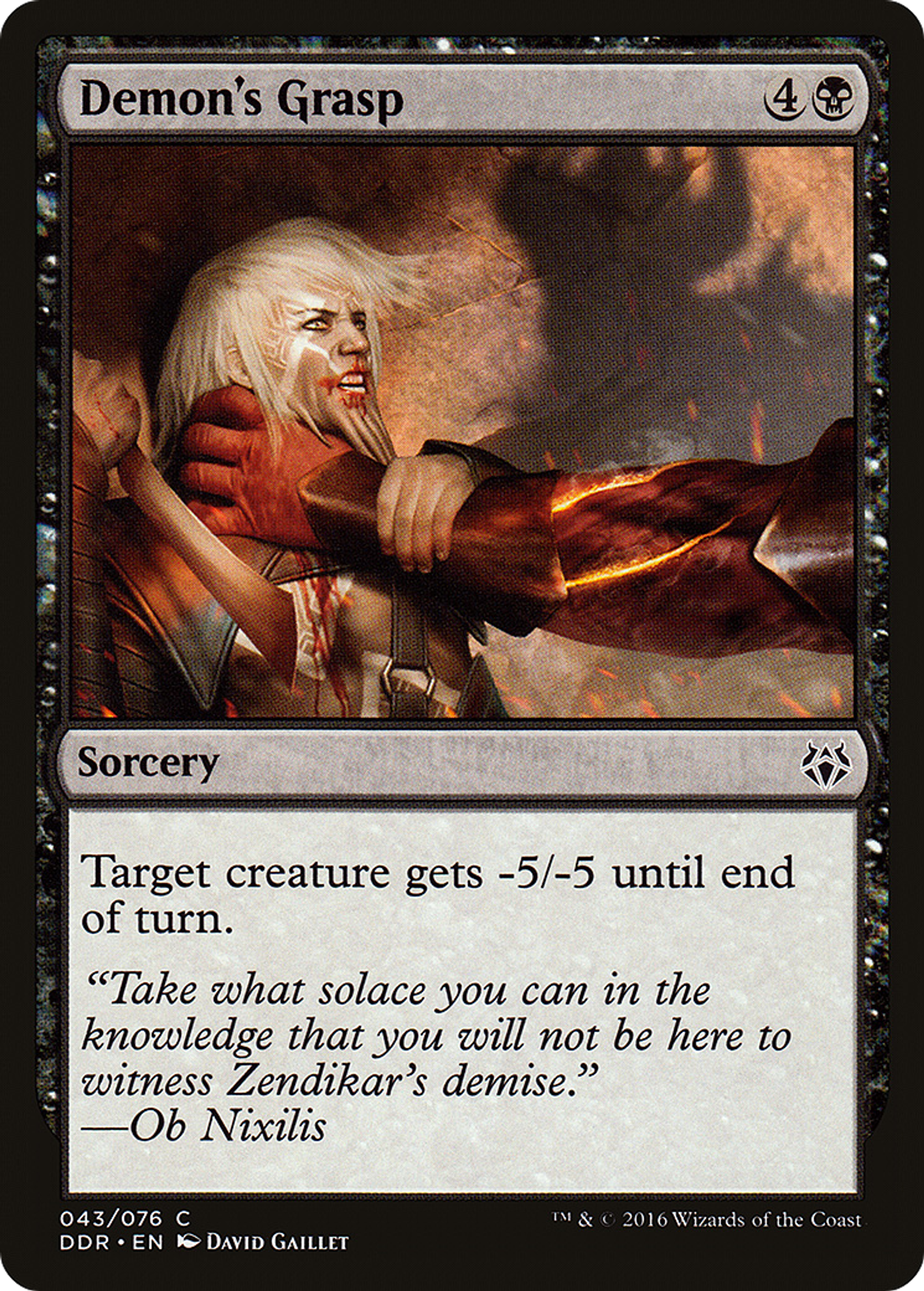 Demon's Grasp — Duel Decks: Nissa vs. Ob Nixilis — Magic: The Gathering