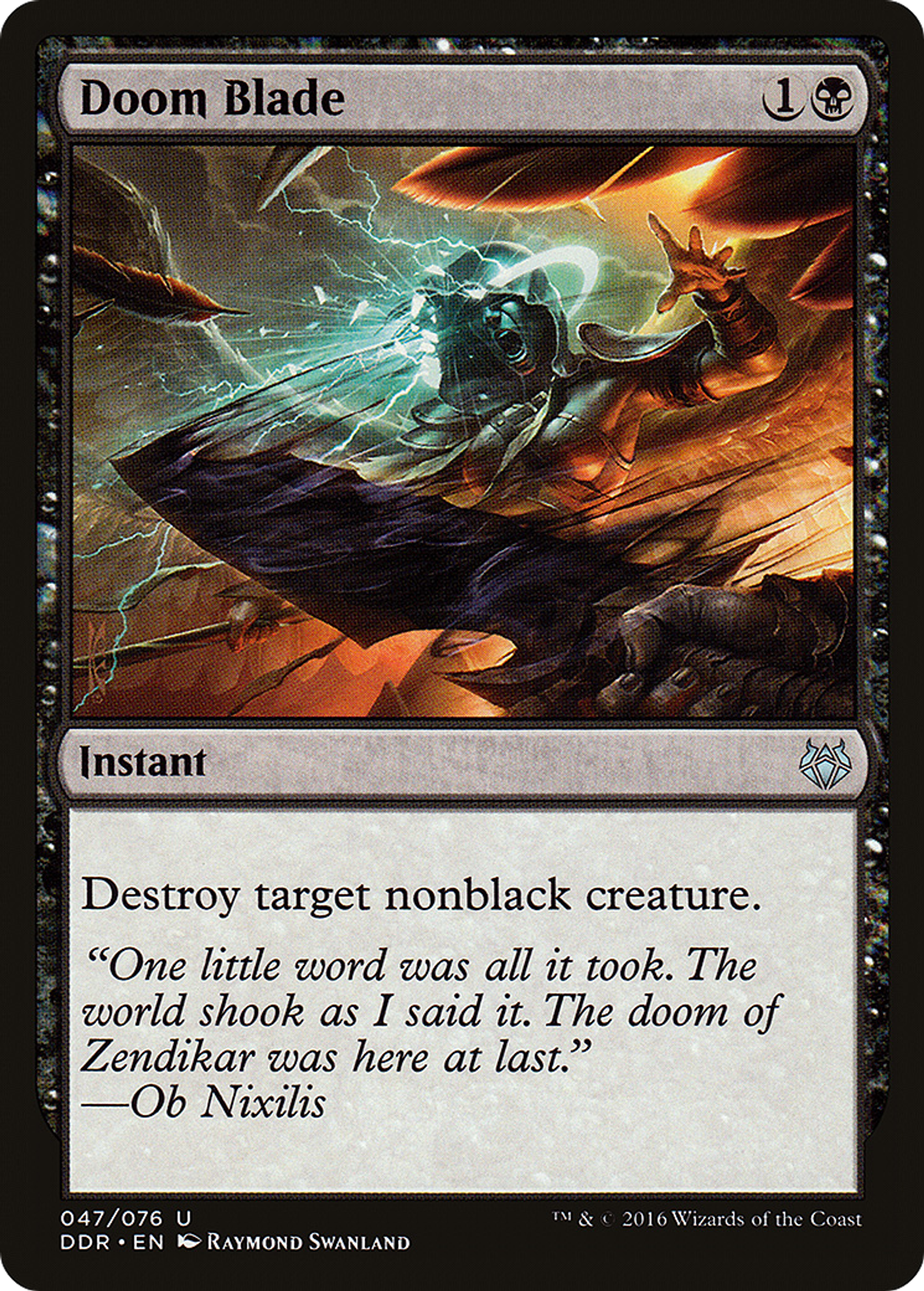 Doom Blade — Duel Decks: Nissa vs. Ob Nixilis — Magic: The Gathering