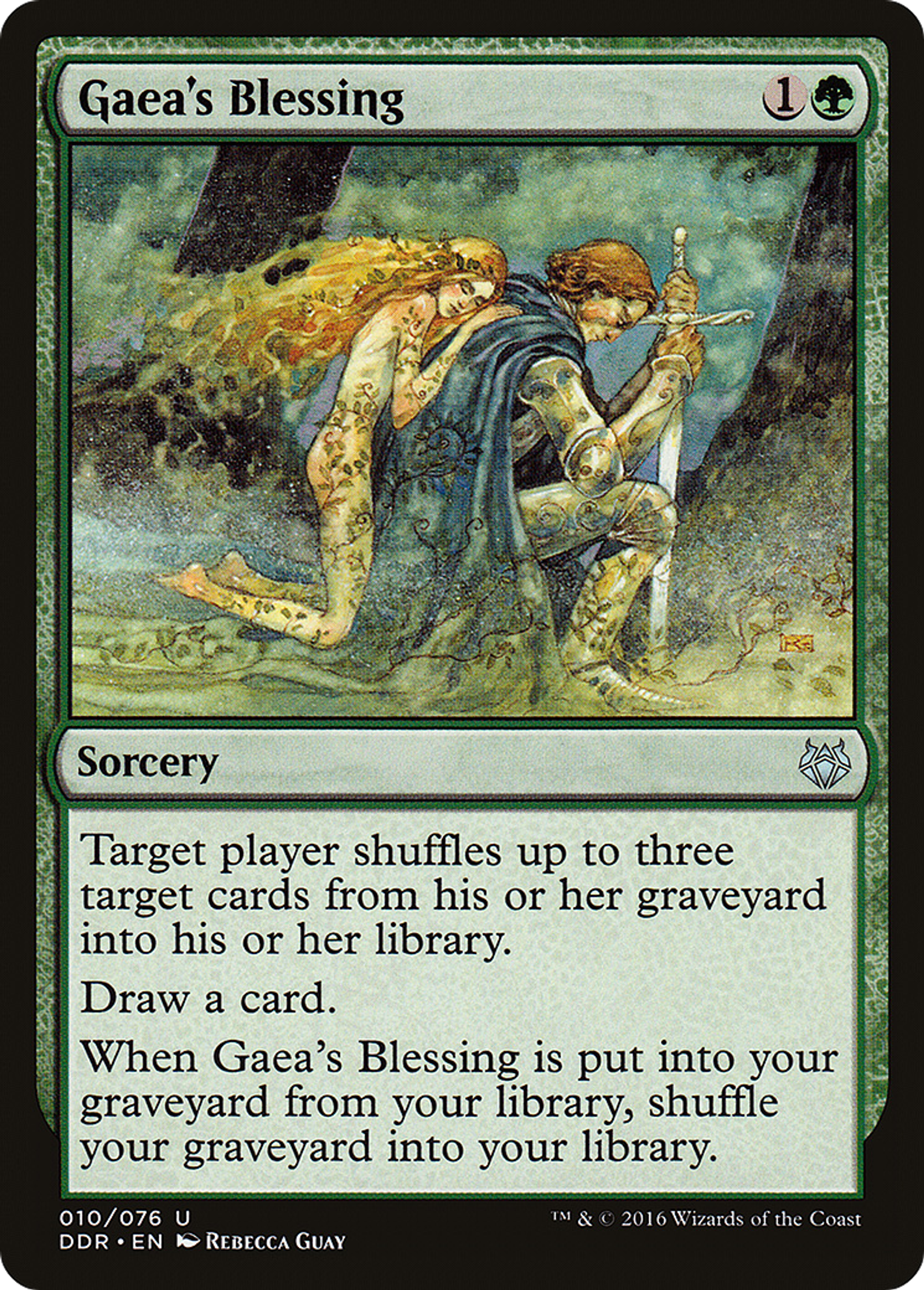 Gaea's Blessing — Duel Decks: Nissa vs. Ob Nixilis — Magic: The Gathering