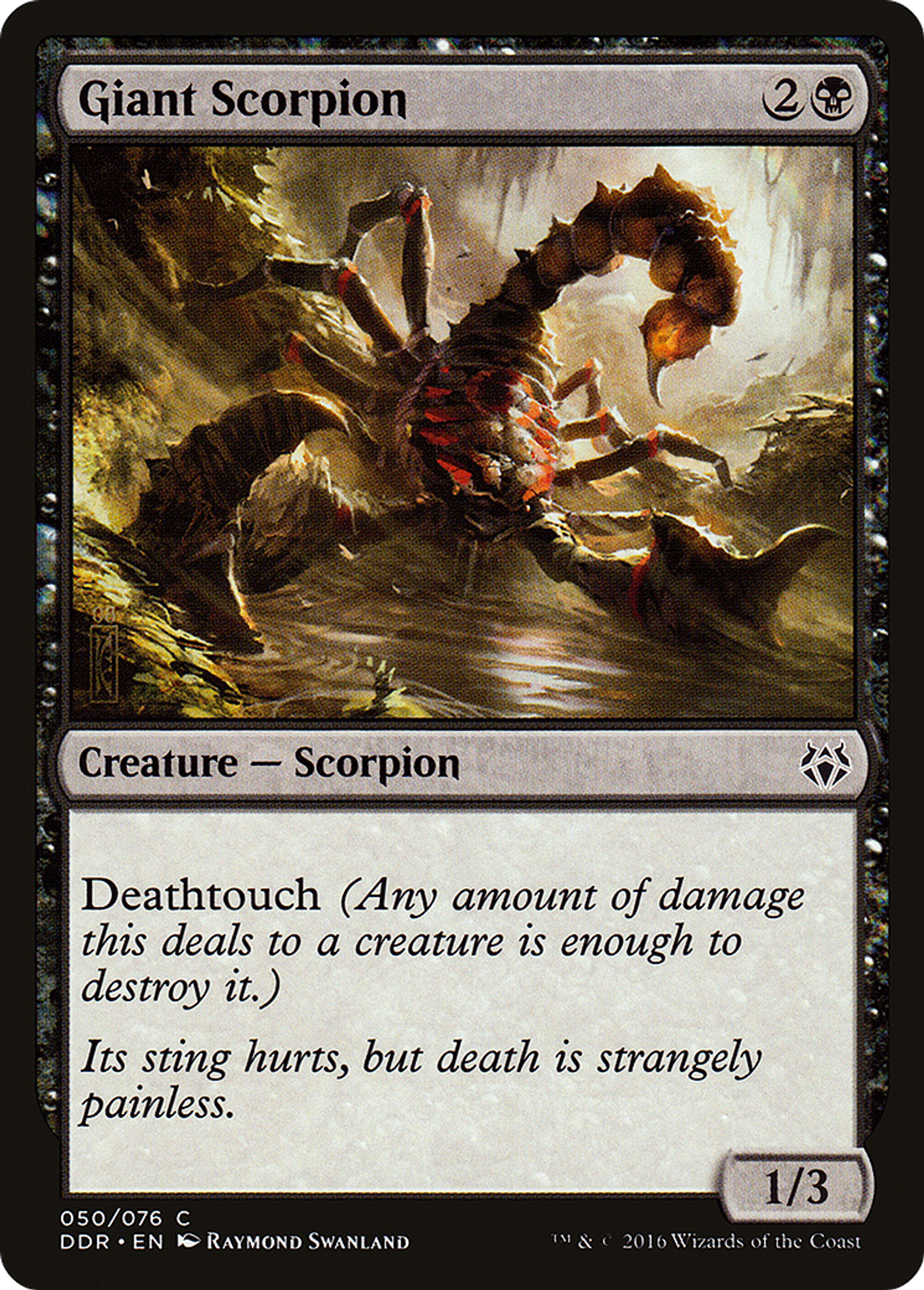 Giant Scorpion — Duel Decks: Nissa vs. Ob Nixilis — Magic: The Gathering
