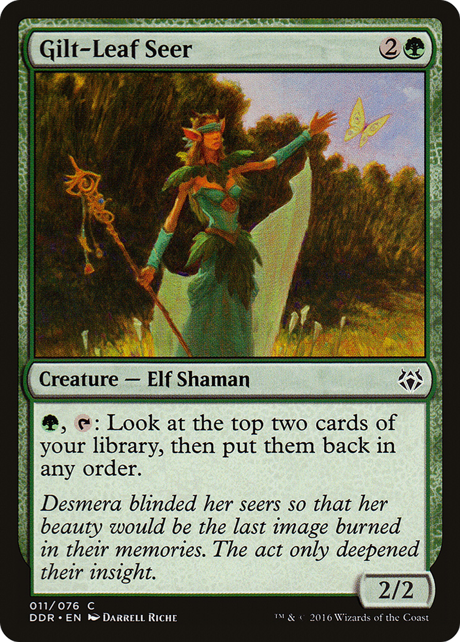 Gilt-Leaf Seer — Duel Decks: Nissa vs. Ob Nixilis — Magic: The Gathering