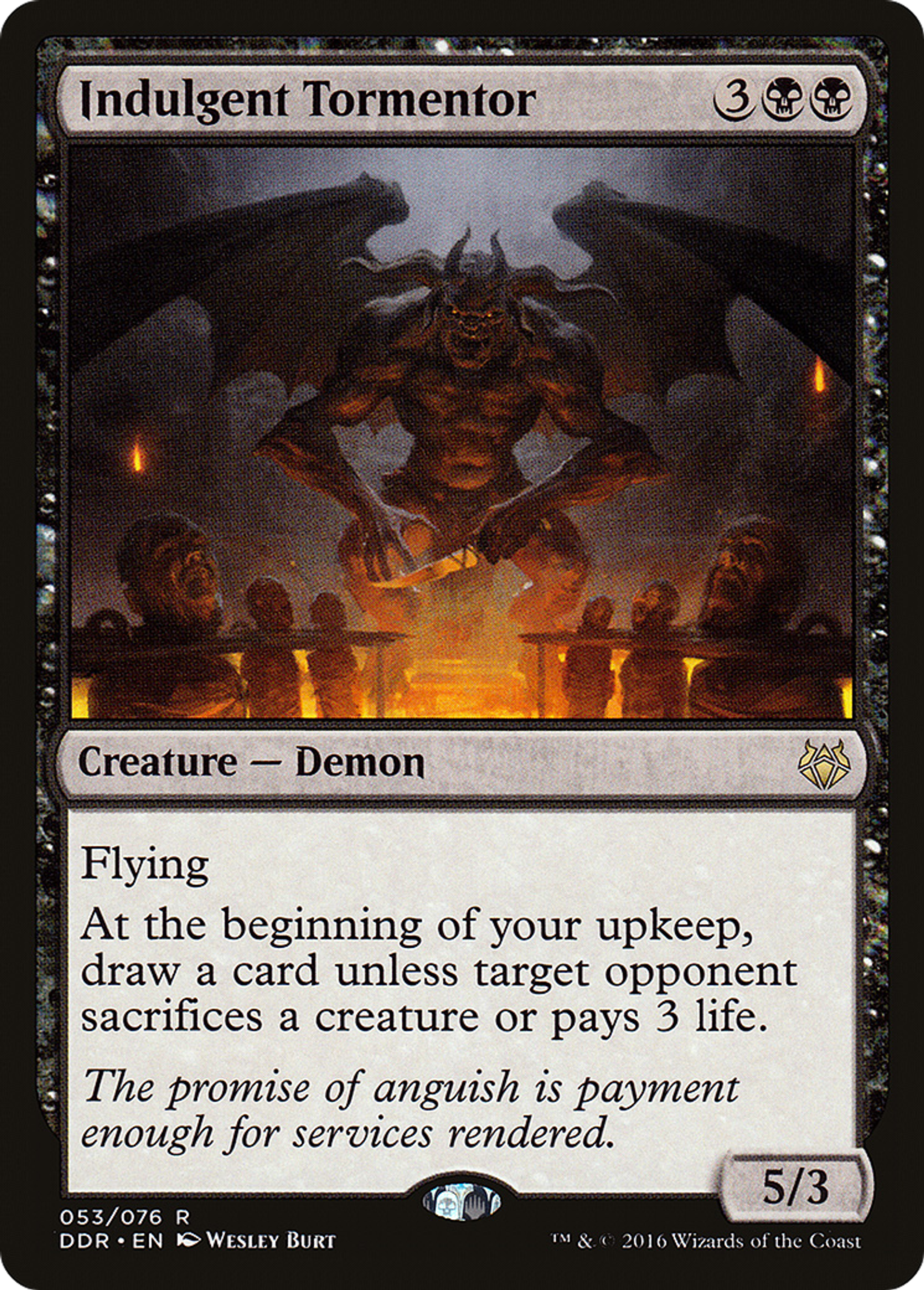 Indulgent Tormentor — Duel Decks: Nissa vs. Ob Nixilis — Magic: The Gathering