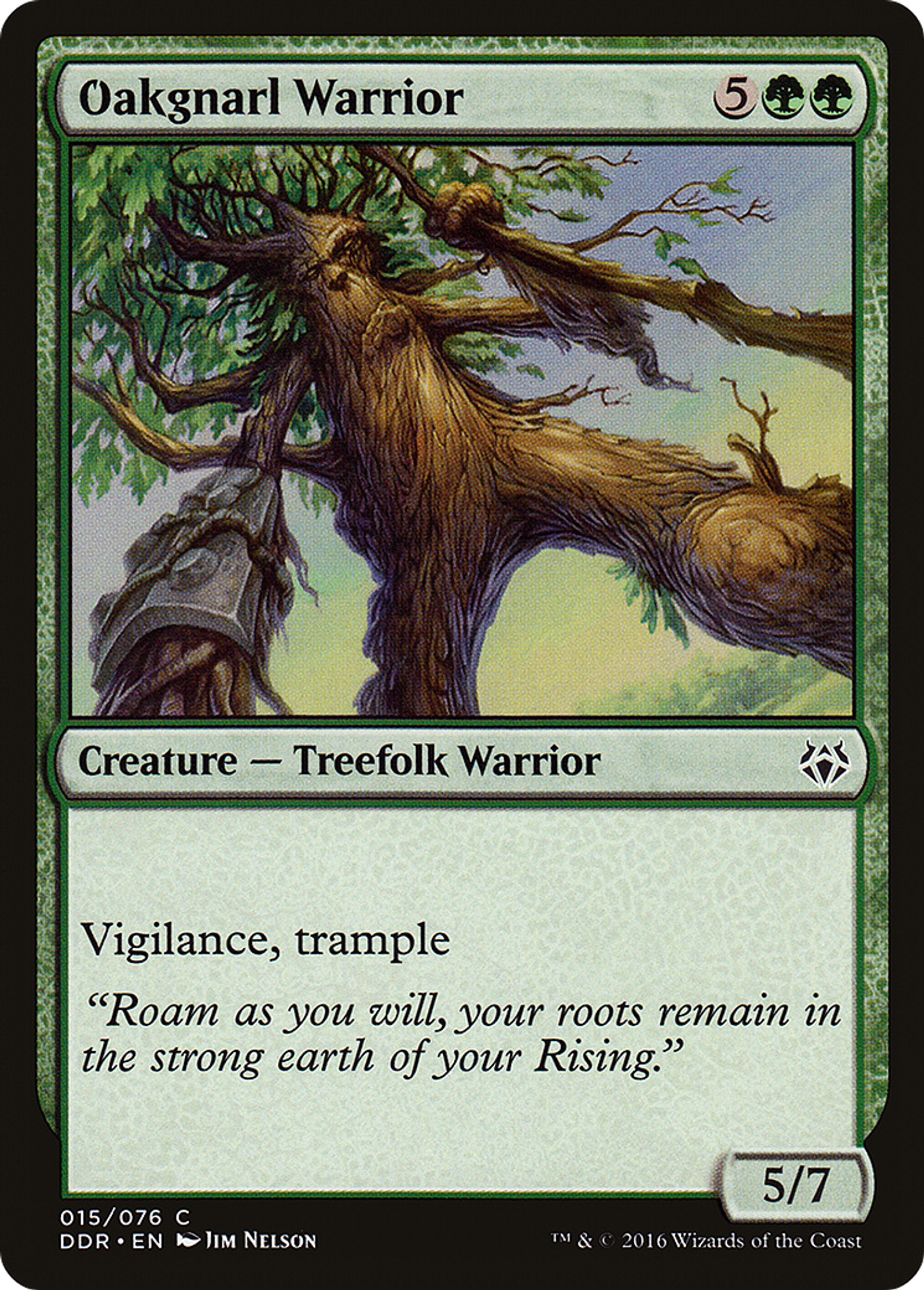 Oakgnarl Warrior — Duel Decks: Nissa vs. Ob Nixilis — Magic: The Gathering