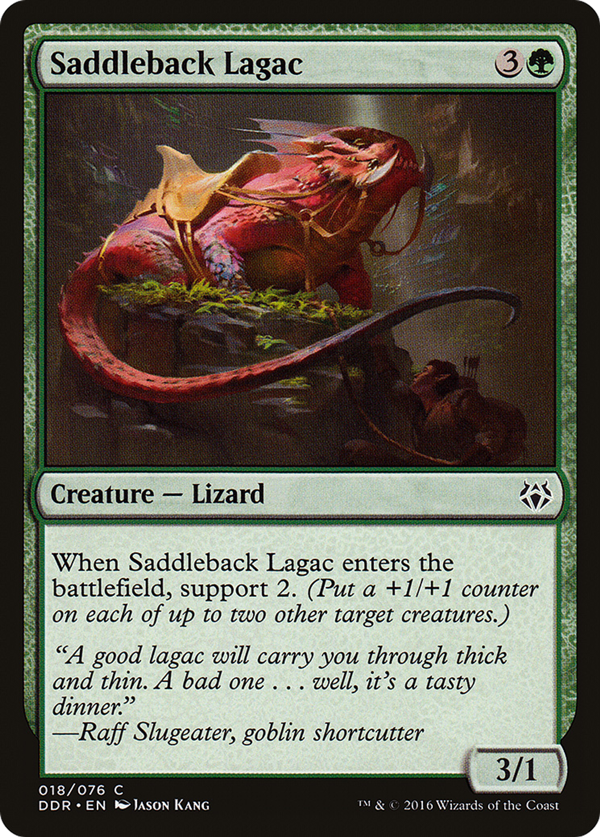 Saddleback Lagac — Duel Decks: Nissa vs. Ob Nixilis — Magic: The Gathering