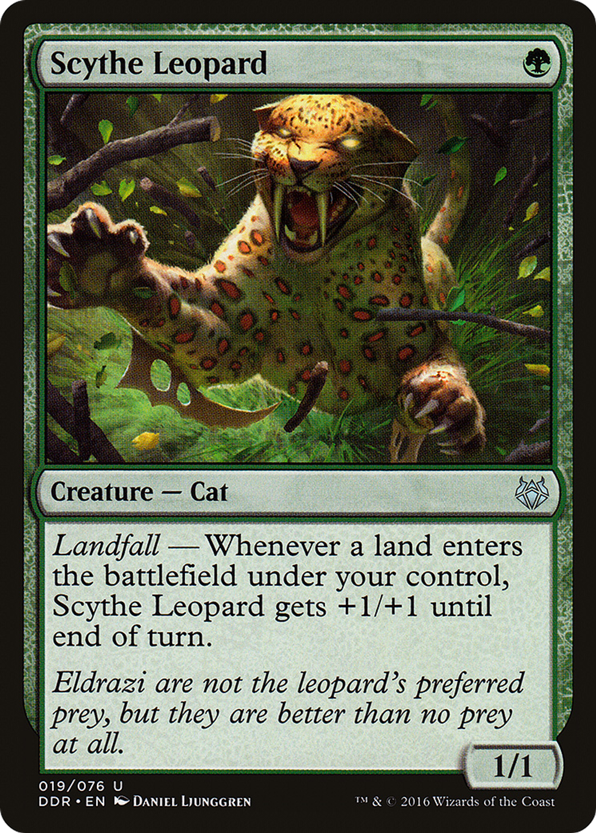 Scythe Leopard — Duel Decks: Nissa vs. Ob Nixilis — Magic: The Gathering