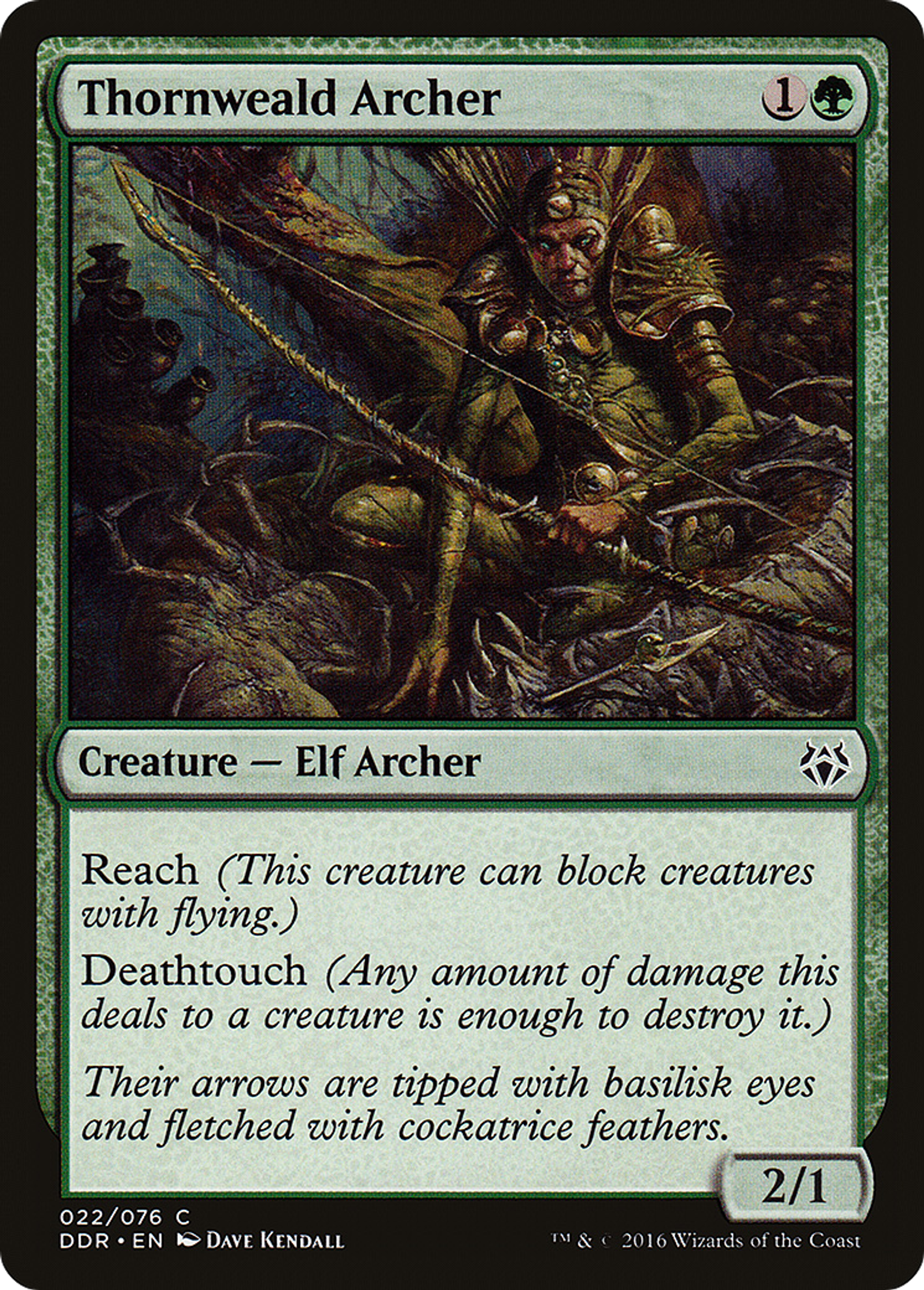 Thornweald Archer — Duel Decks: Nissa vs. Ob Nixilis — Magic: The Gathering