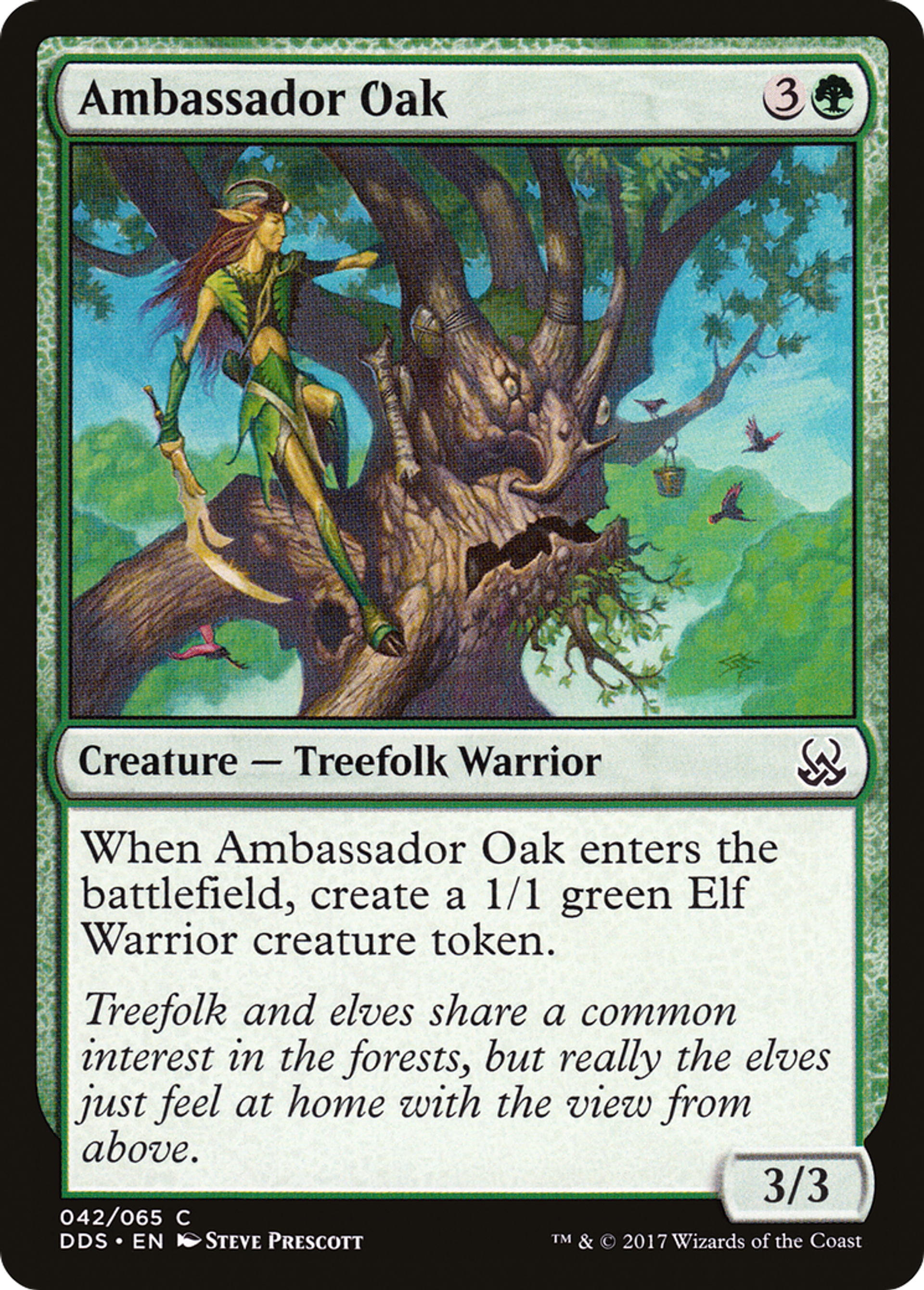 Ambassador Oak — Duel Decks: Mind vs. Might — Magic: The Gathering