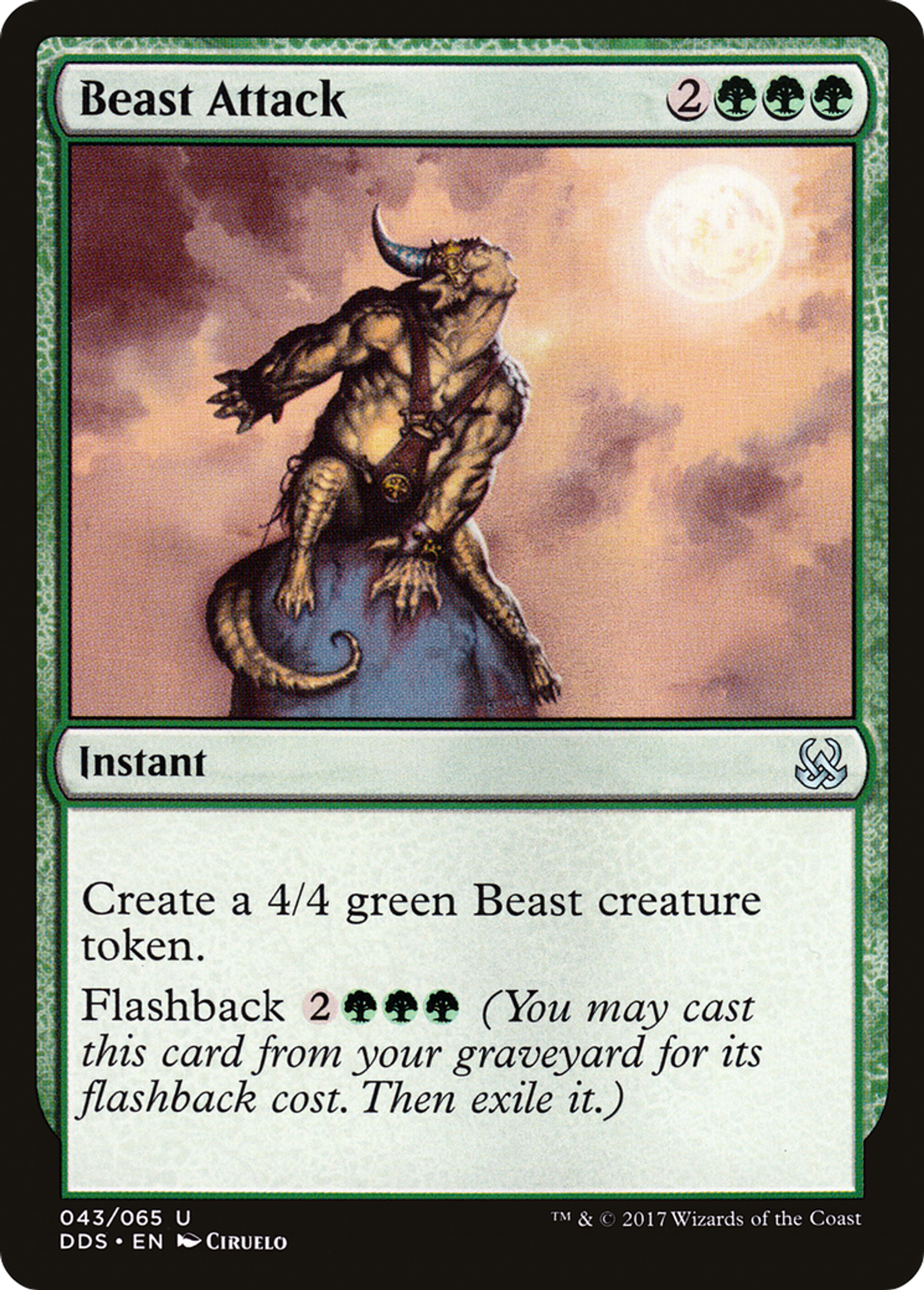 Beast Attack — Duel Decks: Mind vs. Might — Magic: The Gathering
