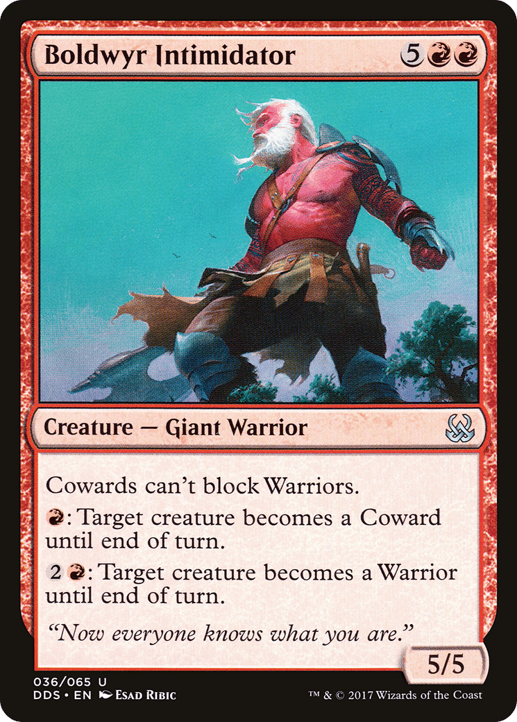 Boldwyr Intimidator — Duel Decks: Mind vs. Might — Magic: The Gathering