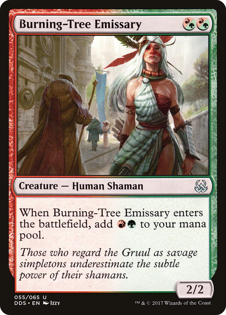 Burning-Tree Emissary — Duel Decks: Mind vs. Might — Magic: The Gathering