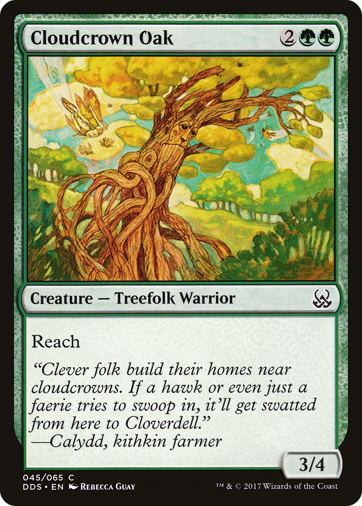 Cloudcrown Oak — Duel Decks: Mind vs. Might — Magic: The Gathering