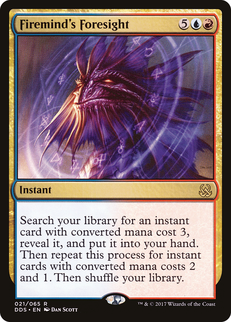 Firemind's Foresight — Duel Decks: Mind vs. Might — Magic: The Gathering