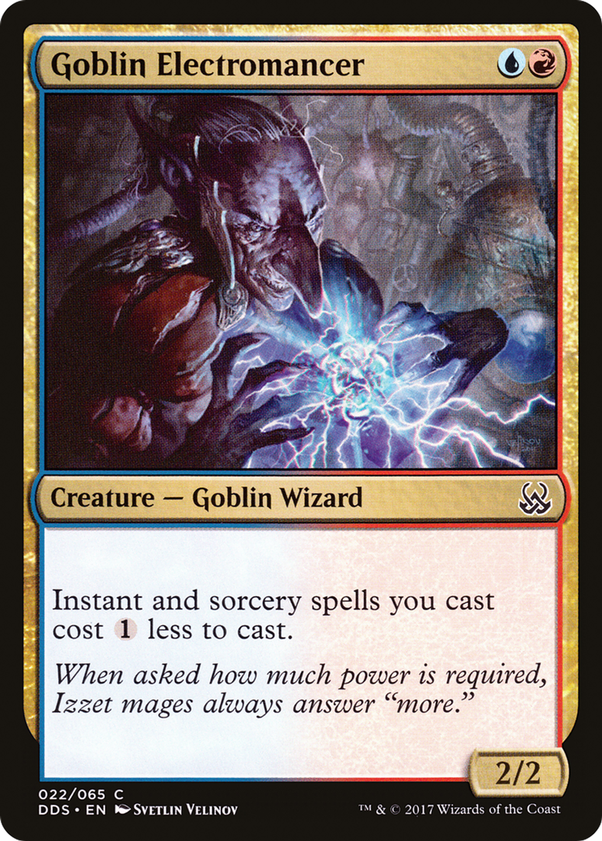 Goblin Electromancer — Duel Decks: Mind vs. Might — Magic: The Gathering