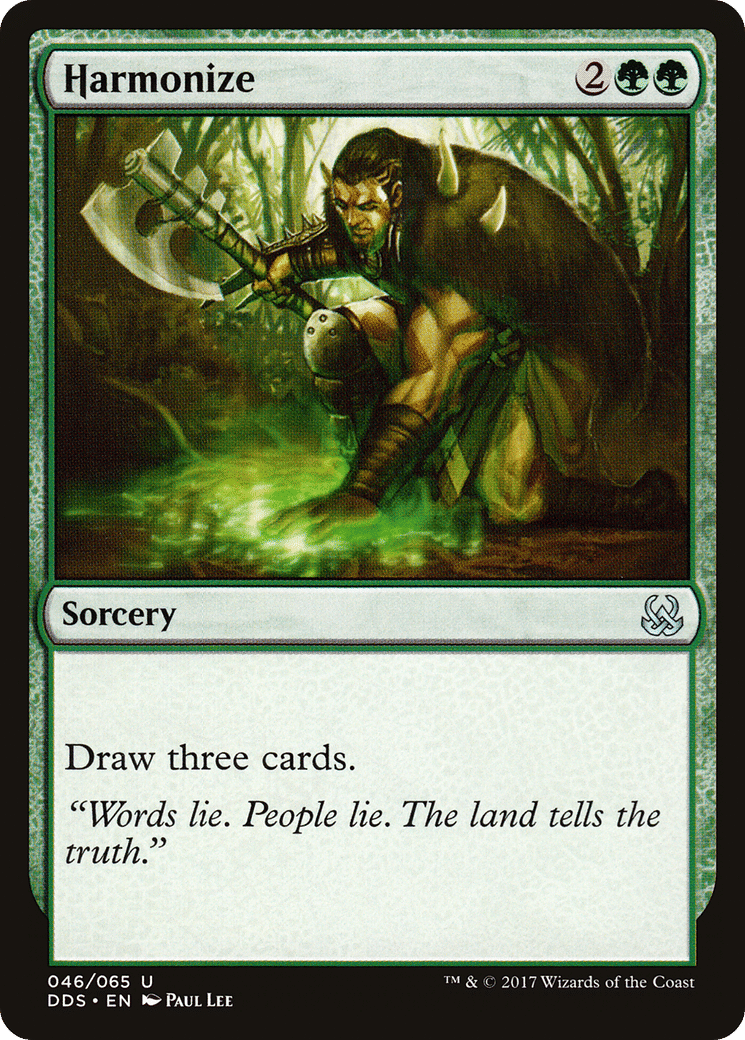 Harmonize — Duel Decks: Mind vs. Might — Magic: The Gathering