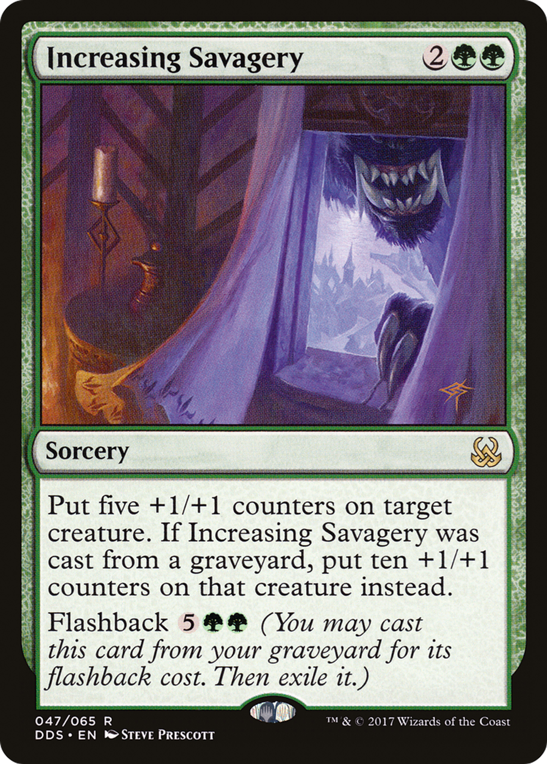 Increasing Savagery — Duel Decks: Mind vs. Might — Magic: The Gathering