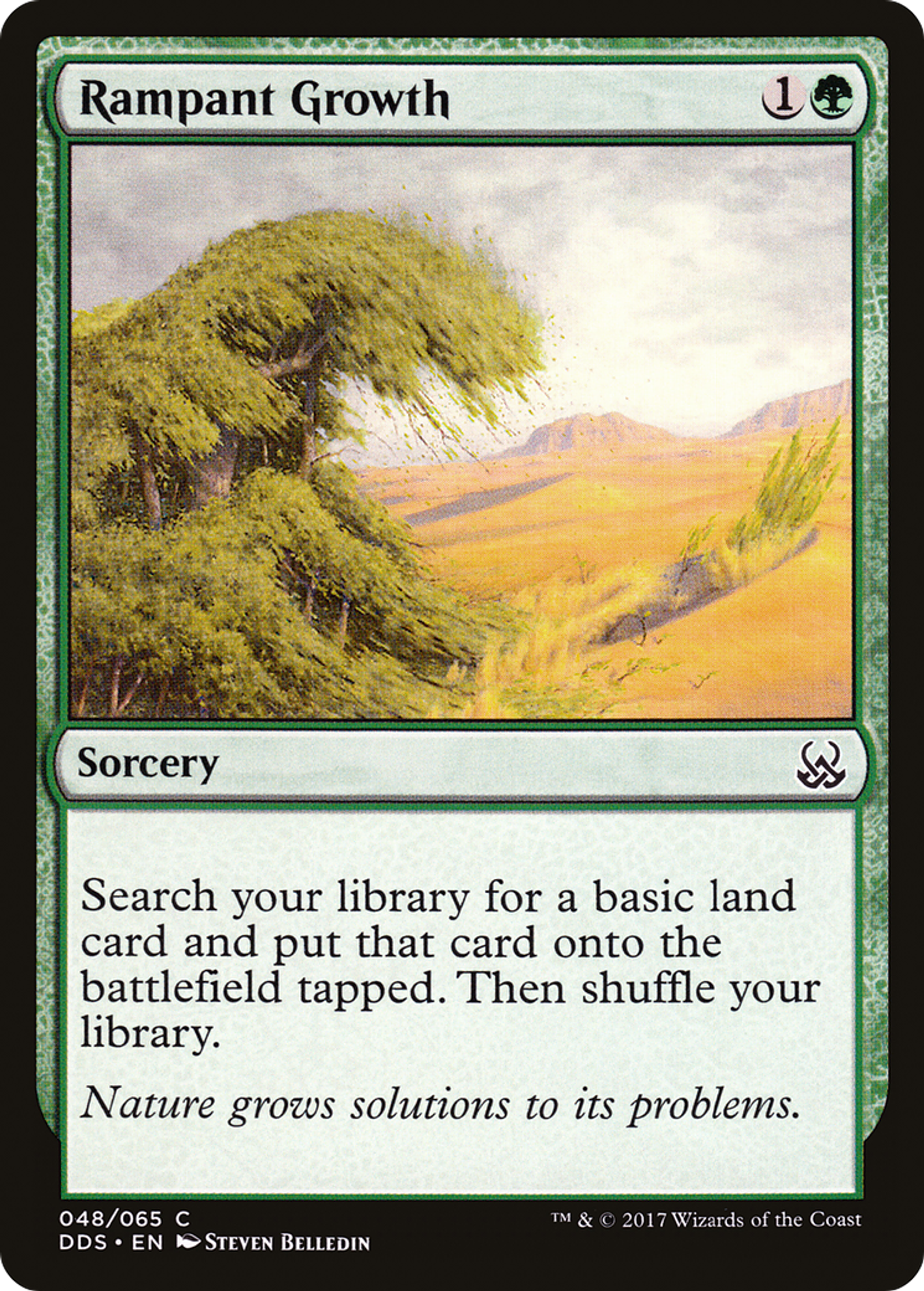 Rampant Growth — Duel Decks: Mind vs. Might — Magic: The Gathering