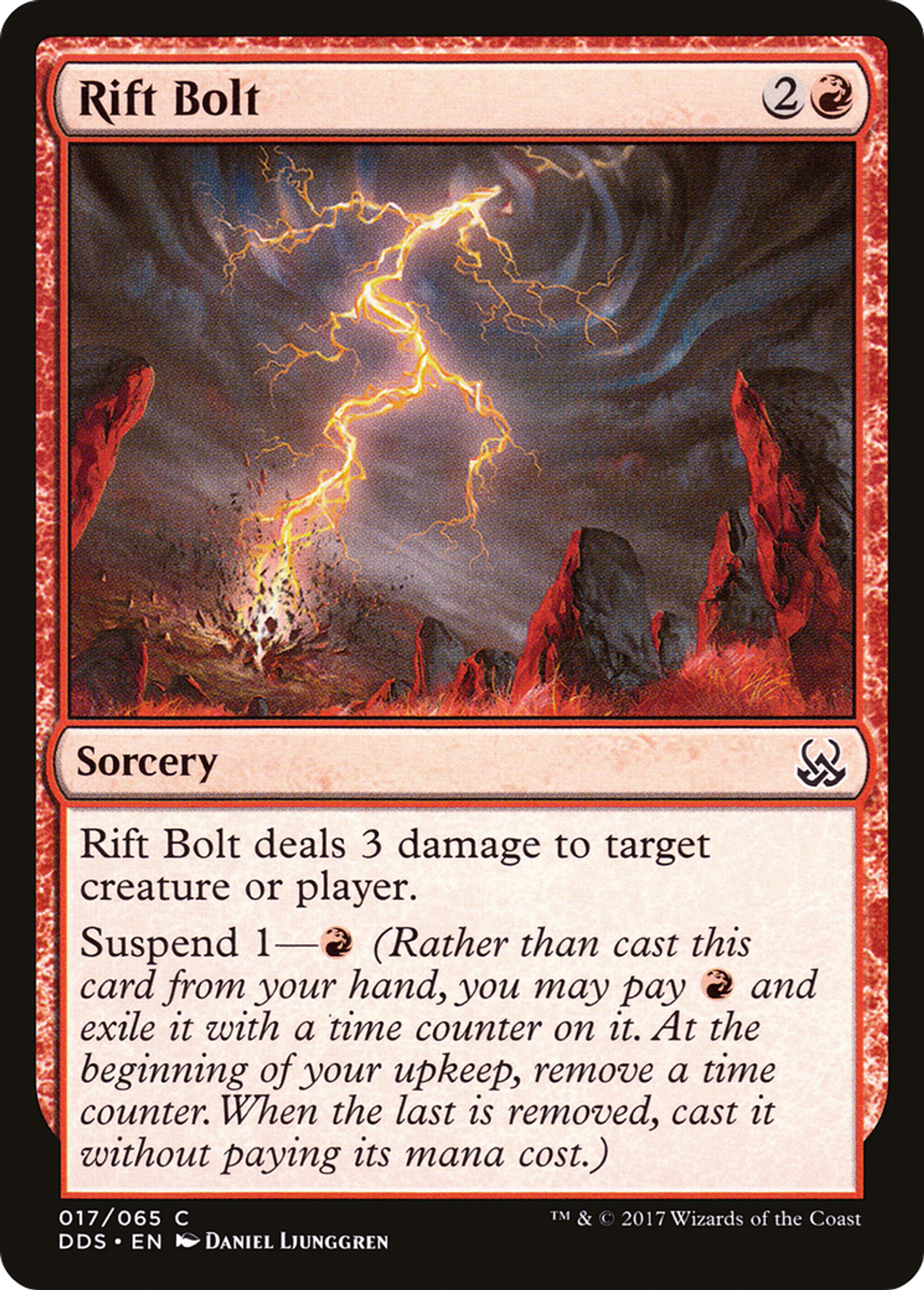 Rift Bolt — Duel Decks: Mind vs. Might — Magic: The Gathering
