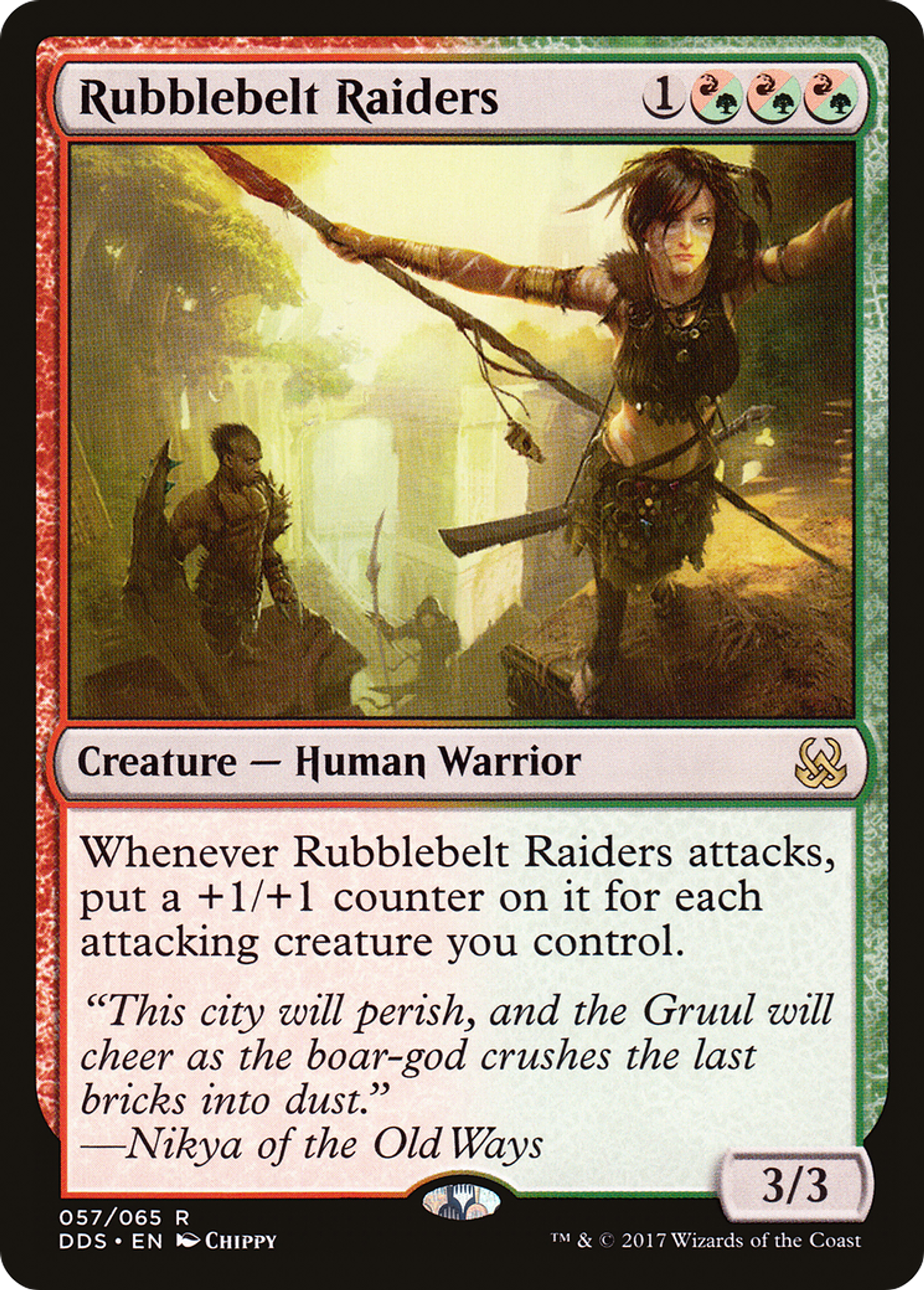 Rubblebelt Raiders — Duel Decks: Mind vs. Might — Magic: The Gathering