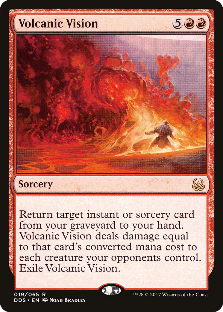 Volcanic Vision — Duel Decks: Mind vs. Might — Magic: The Gathering