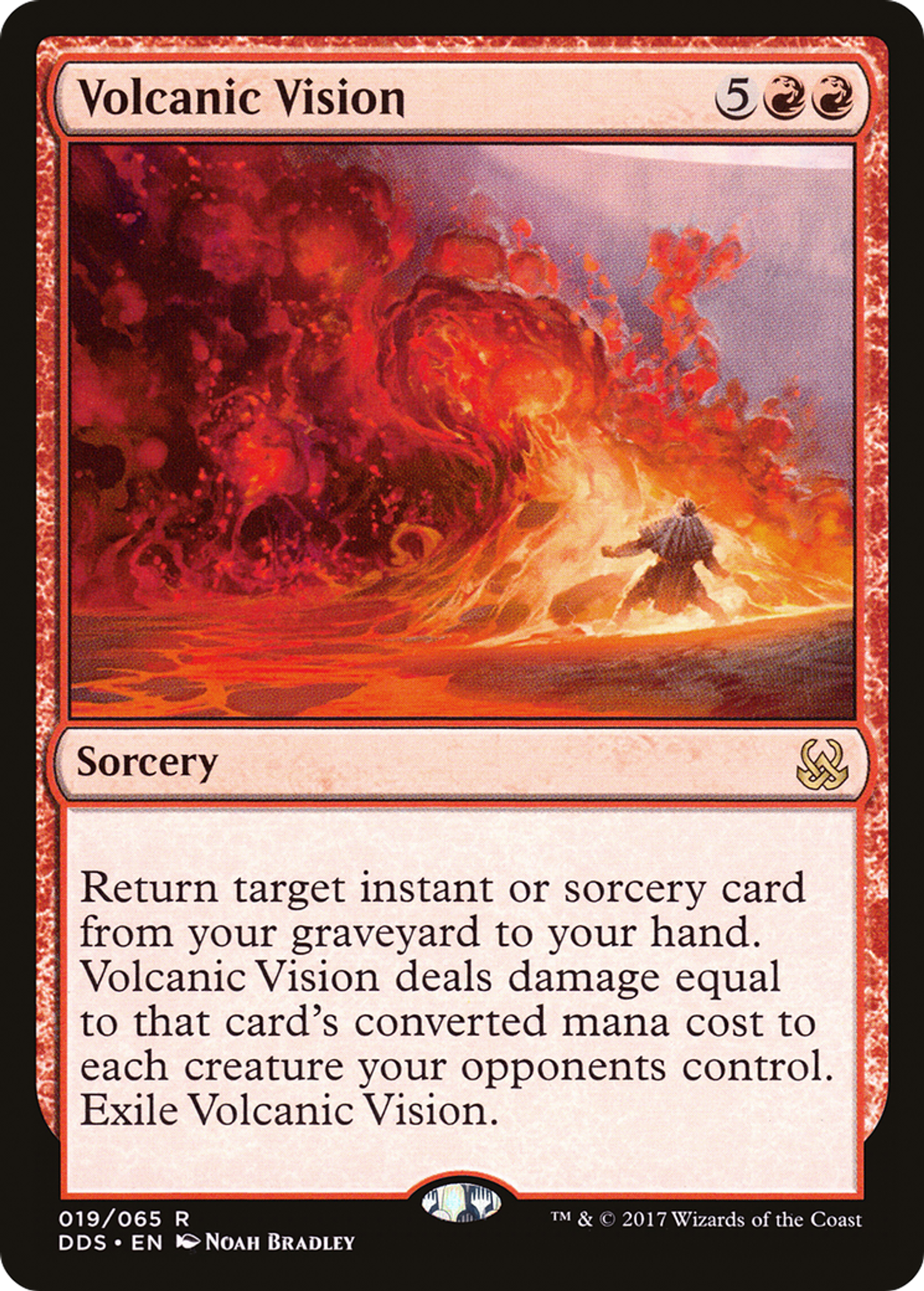 Volcanic Vision — Duel Decks: Mind vs. Might — Magic: The Gathering