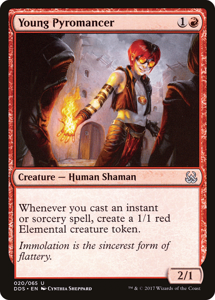 Young Pyromancer — Duel Decks: Mind vs. Might — Magic: The Gathering