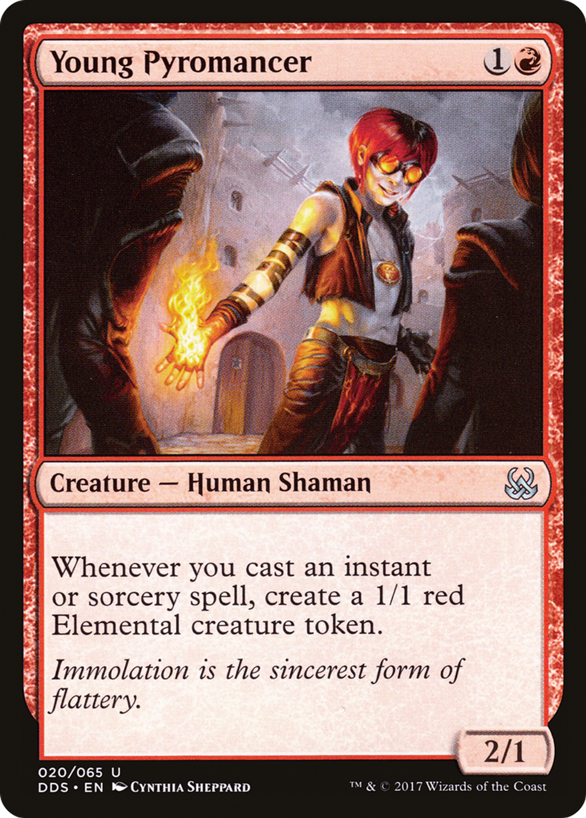 Young Pyromancer — Duel Decks: Mind vs. Might — Magic: The Gathering
