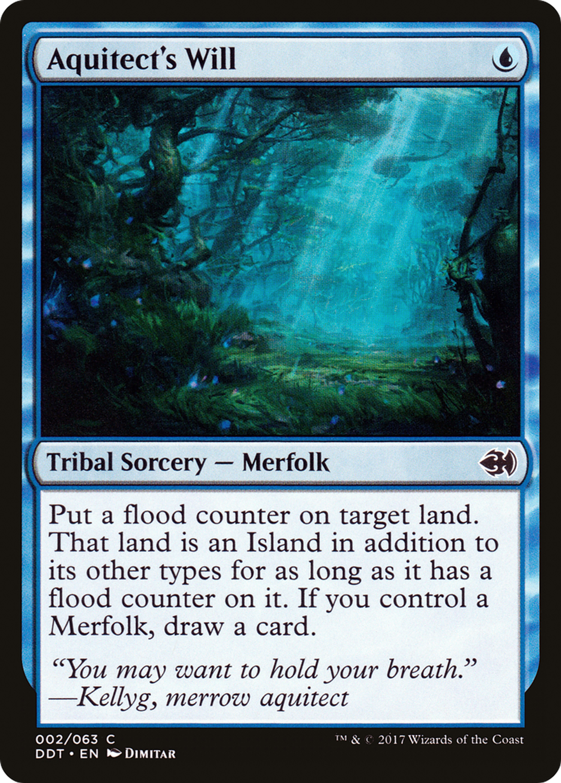 Aquitect's Will — Duel Decks: Merfolk vs. Goblins — Magic: The Gathering