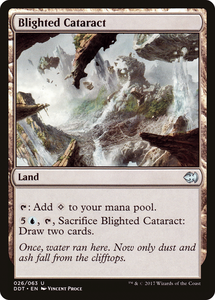 Blighted Cataract — Duel Decks: Merfolk vs. Goblins — Magic: The Gathering