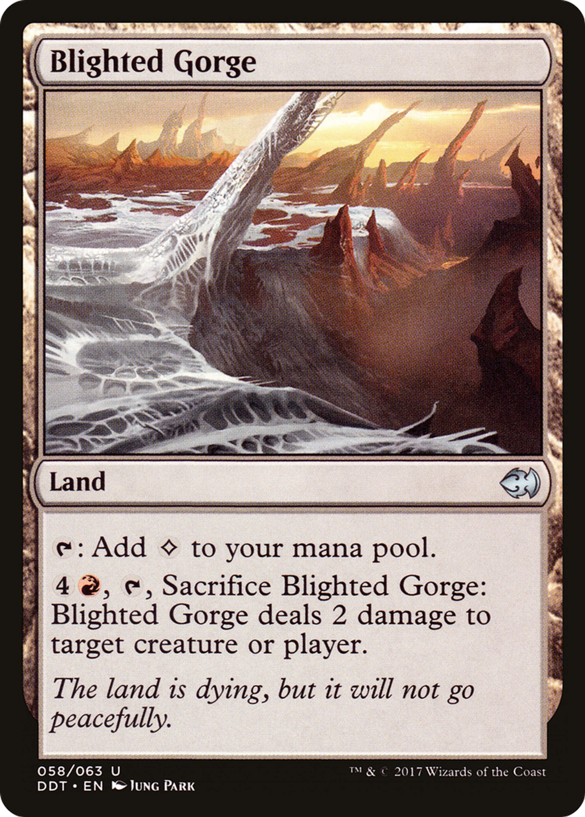 Gorge gangrenée — Duel Decks: Merfolk vs. Goblins — Magic: The Gathering
