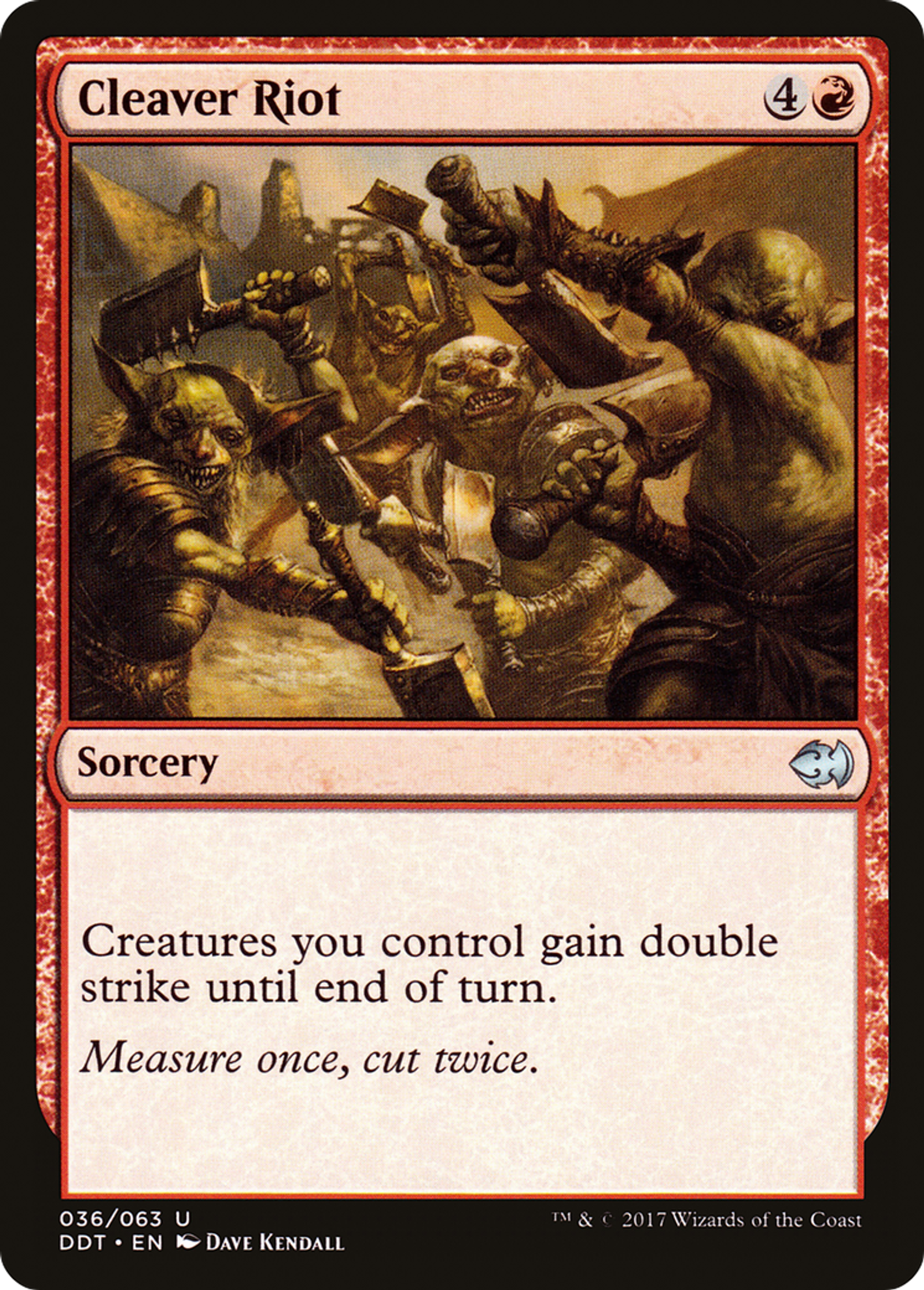 Émeute au hachoir — Duel Decks: Merfolk vs. Goblins — Magic: The Gathering