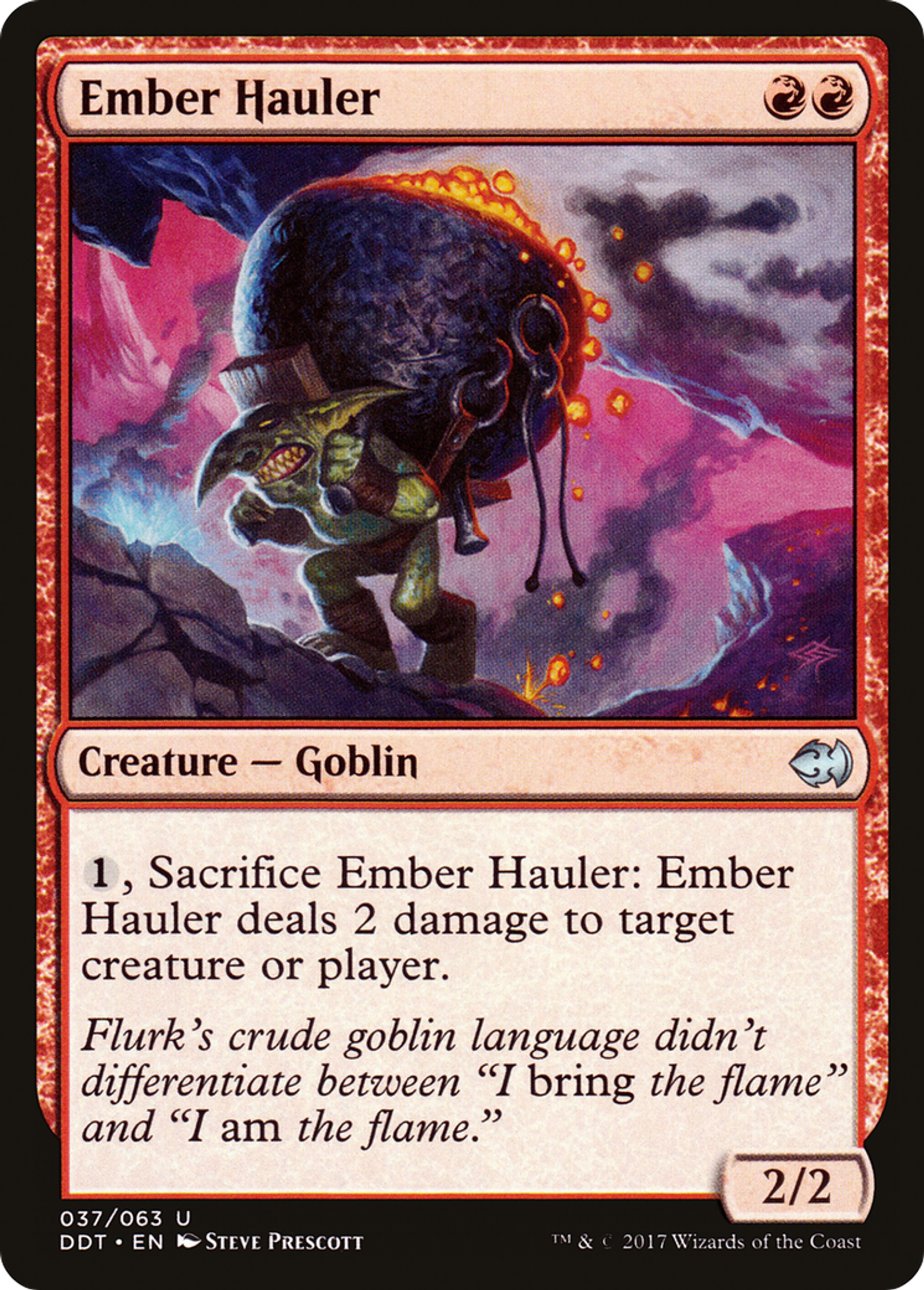 Transporteur de braises — Duel Decks: Merfolk vs. Goblins — Magic: The Gathering