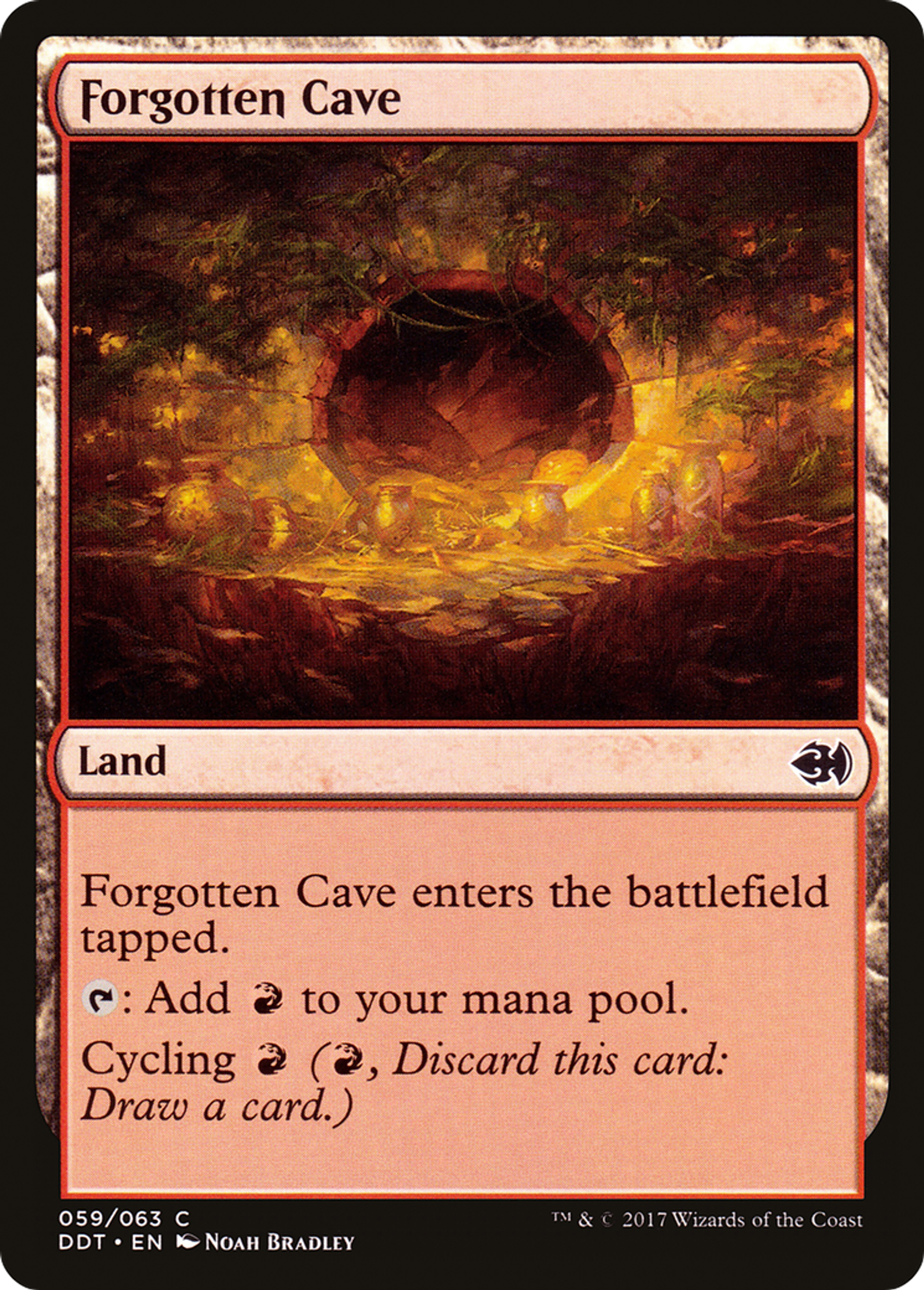 Caverne oubliée — Duel Decks: Merfolk vs. Goblins — Magic: The Gathering
