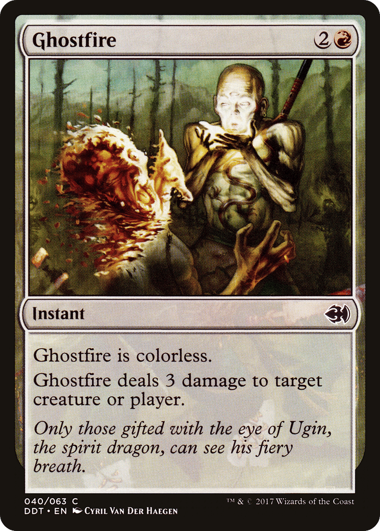 Ghostfire — Duel Decks: Merfolk vs. Goblins — Magic: The Gathering