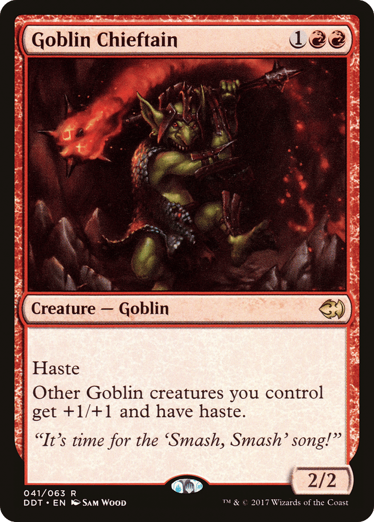 Goblin Chieftain — Duel Decks: Merfolk vs. Goblins — Magic: The Gathering