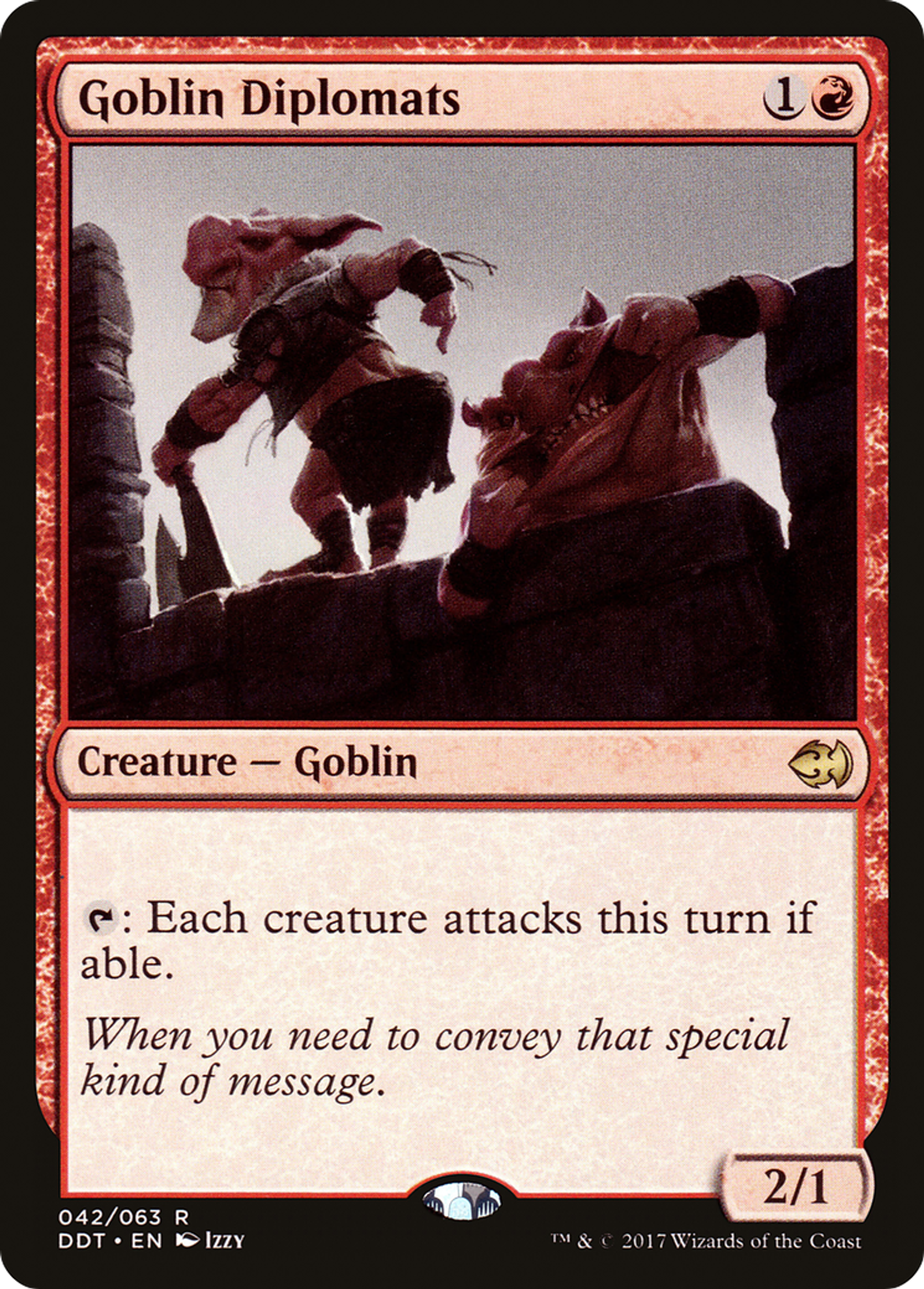 Diplomates gobelins — Duel Decks: Merfolk vs. Goblins — Magic: The Gathering