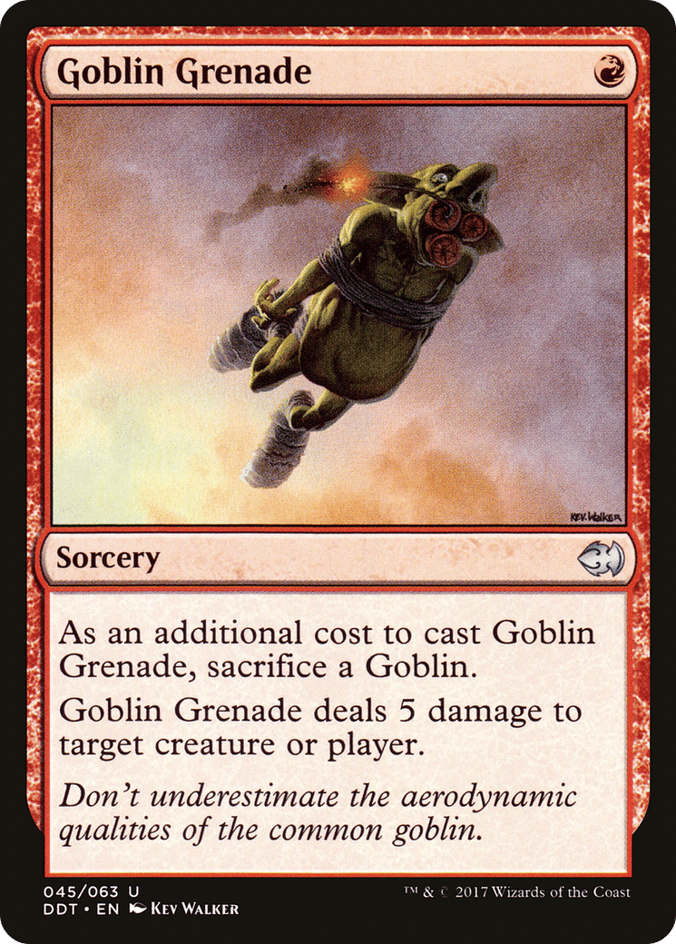 Goblin Grenade — Duel Decks: Merfolk vs. Goblins — Magic: The Gathering