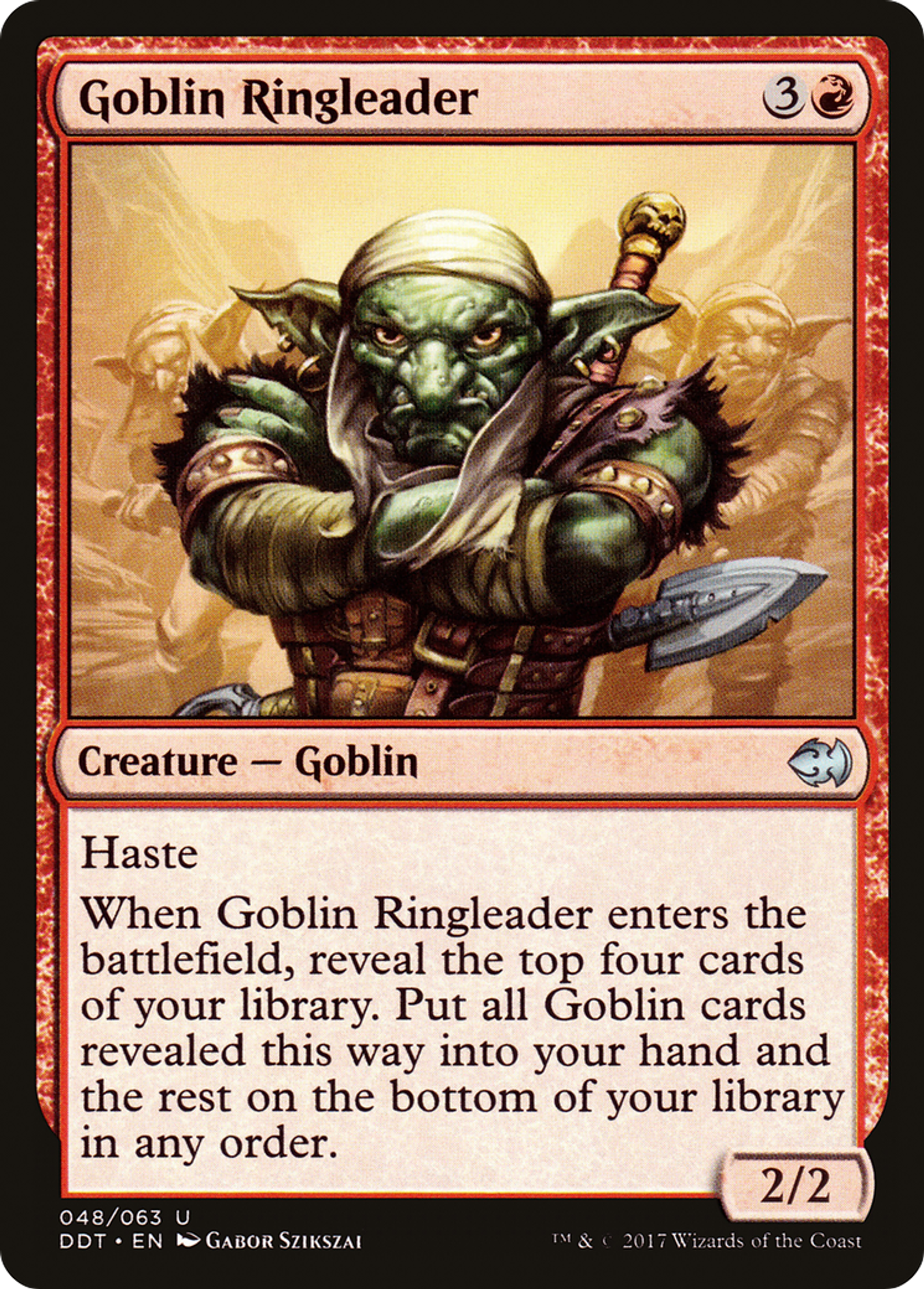 Meneur gobelin — Duel Decks: Merfolk vs. Goblins — Magic: The Gathering