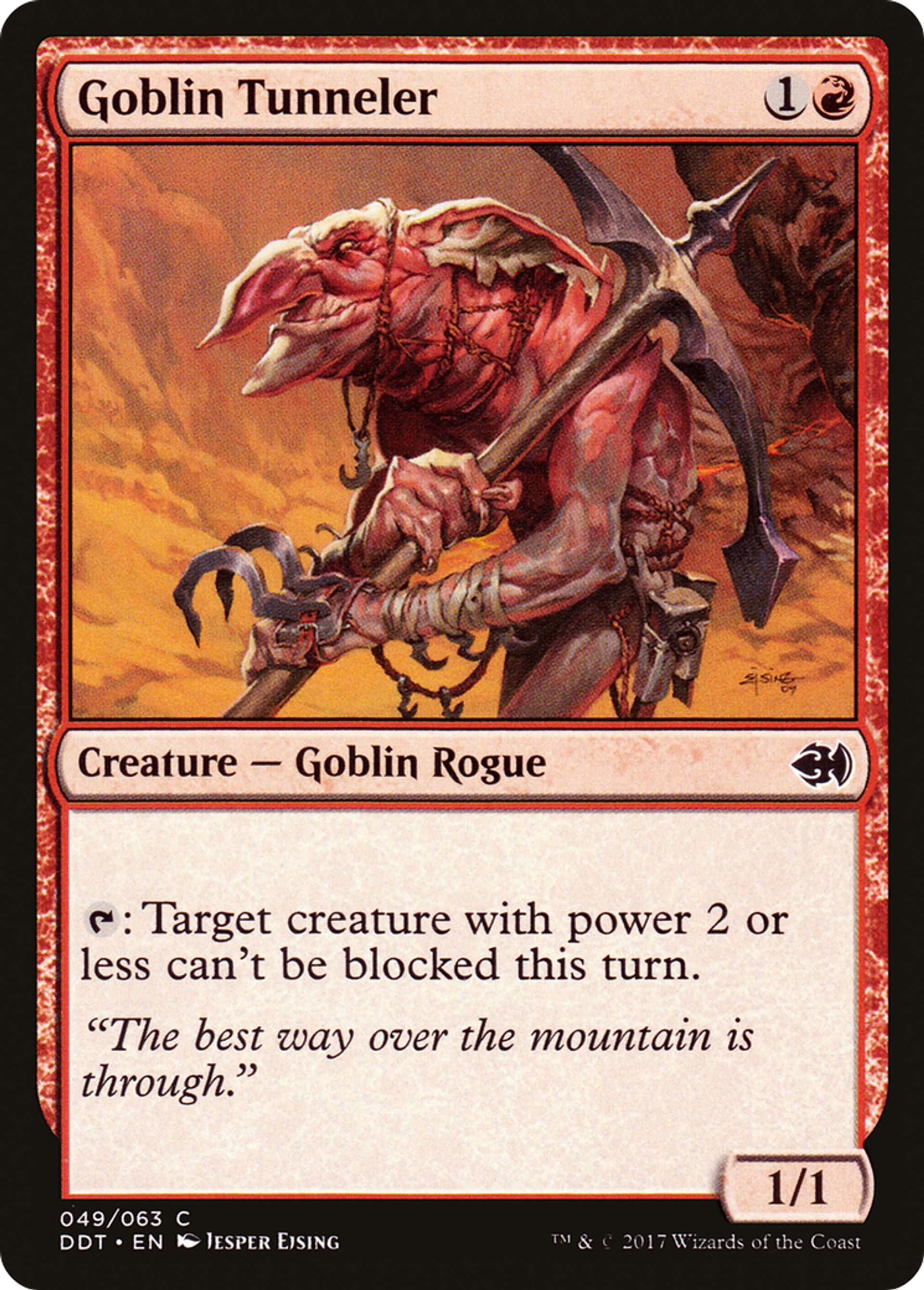 Tunnelier gobelin — Duel Decks: Merfolk vs. Goblins — Magic: The Gathering