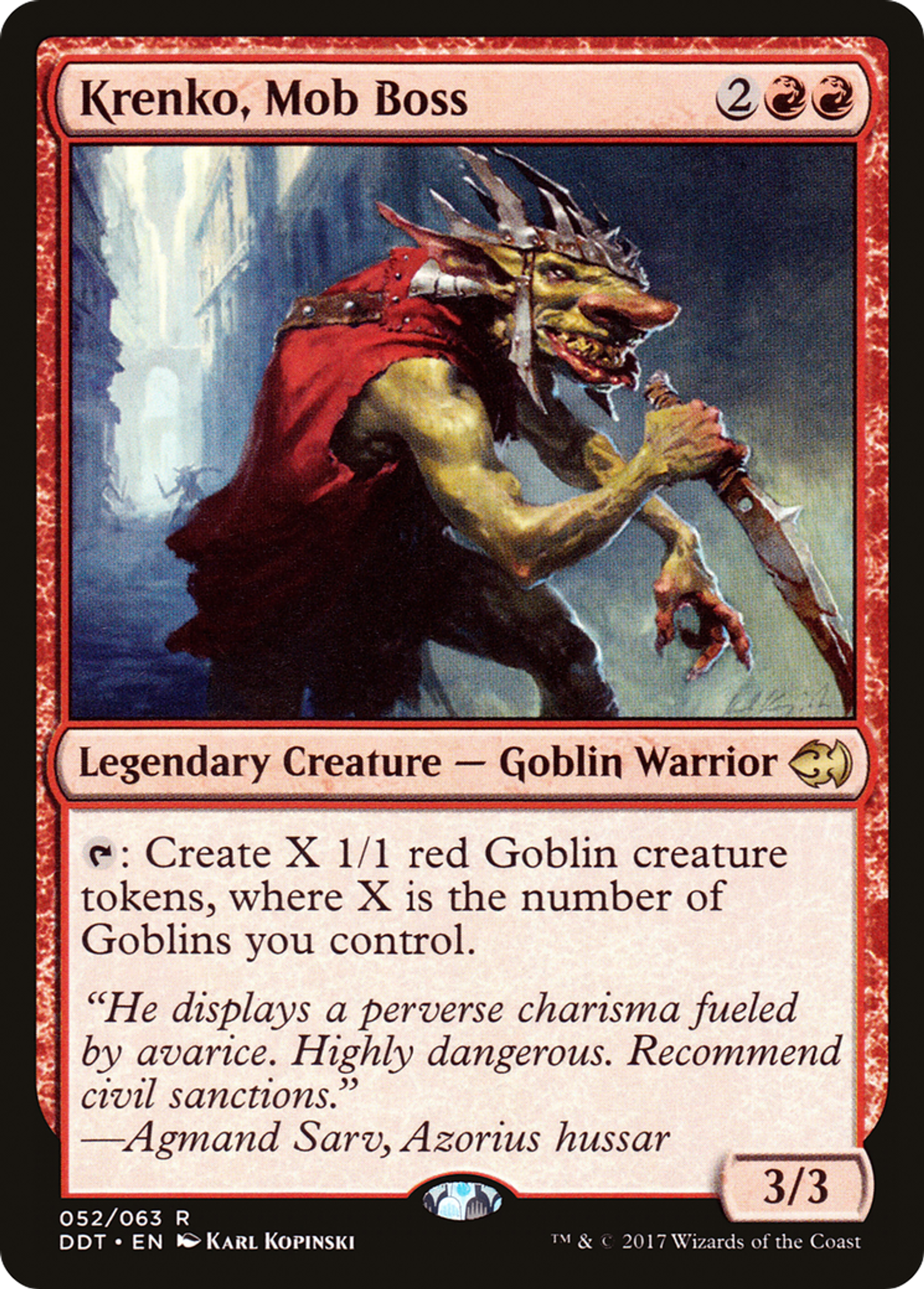 Krenko le caïd — Duel Decks: Merfolk vs. Goblins — Magic: The Gathering