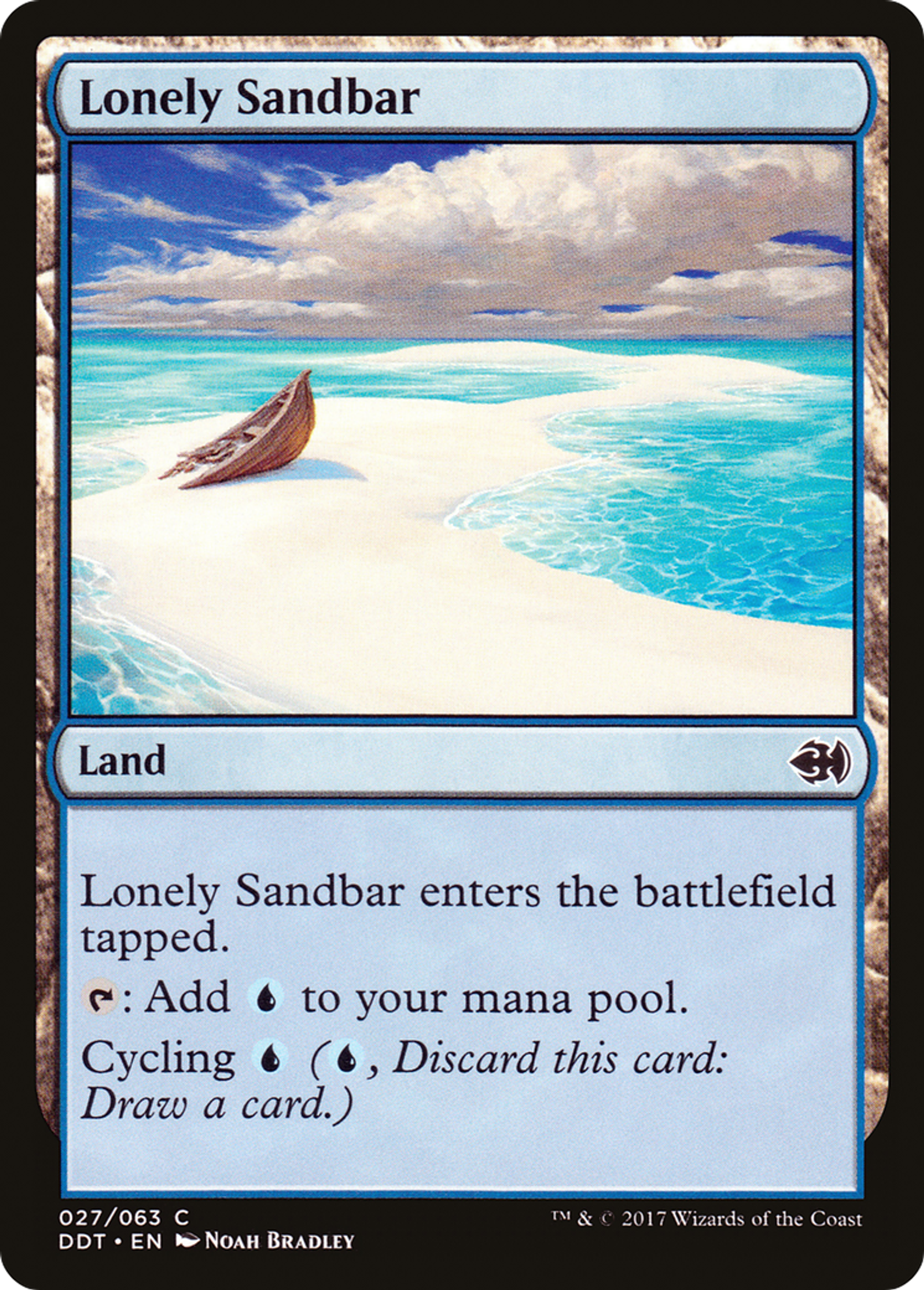 Banc de sable isolé — Duel Decks: Merfolk vs. Goblins — Magic: The Gathering