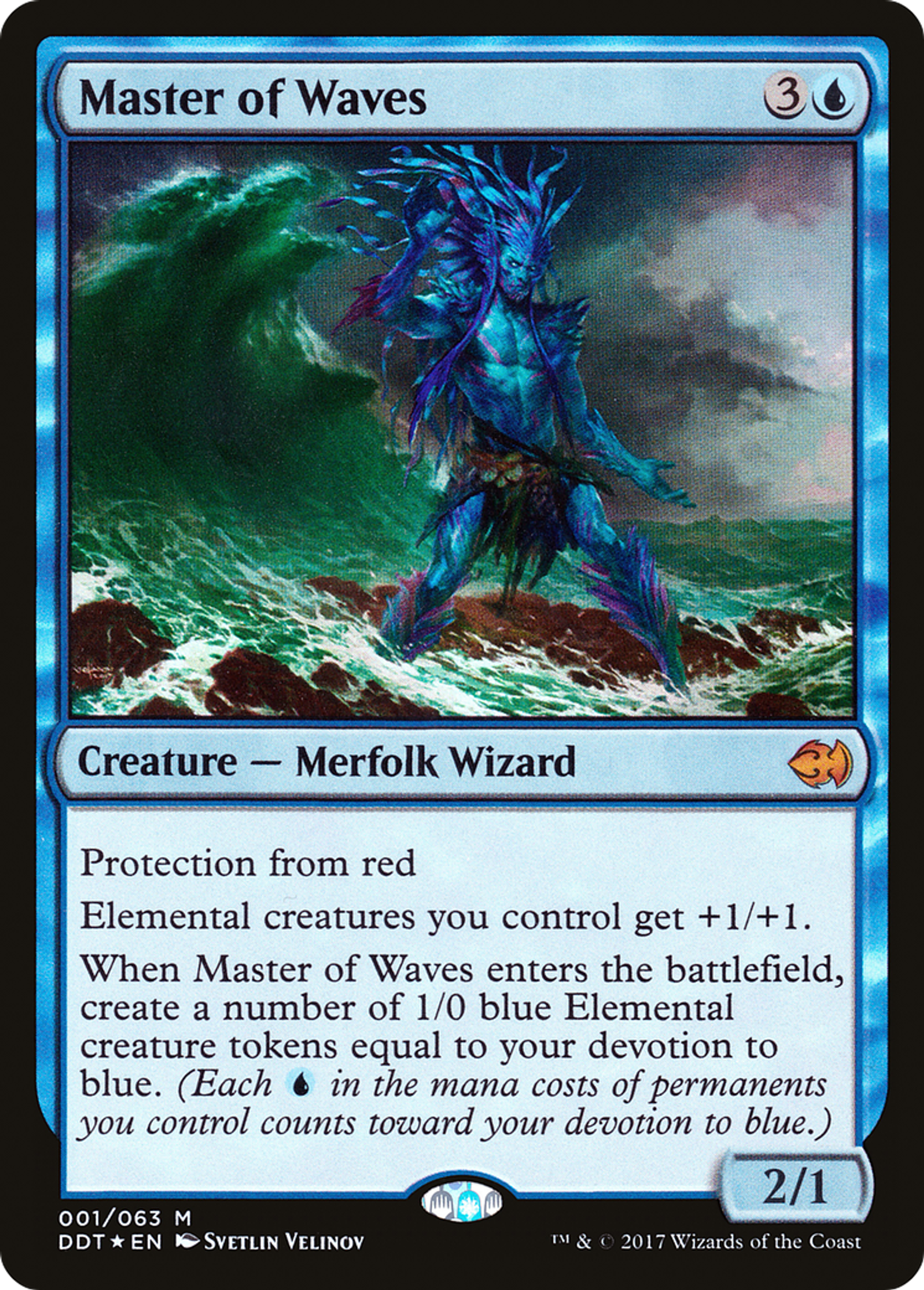 Master of Waves — Duel Decks: Merfolk vs. Goblins — Magic: The Gathering