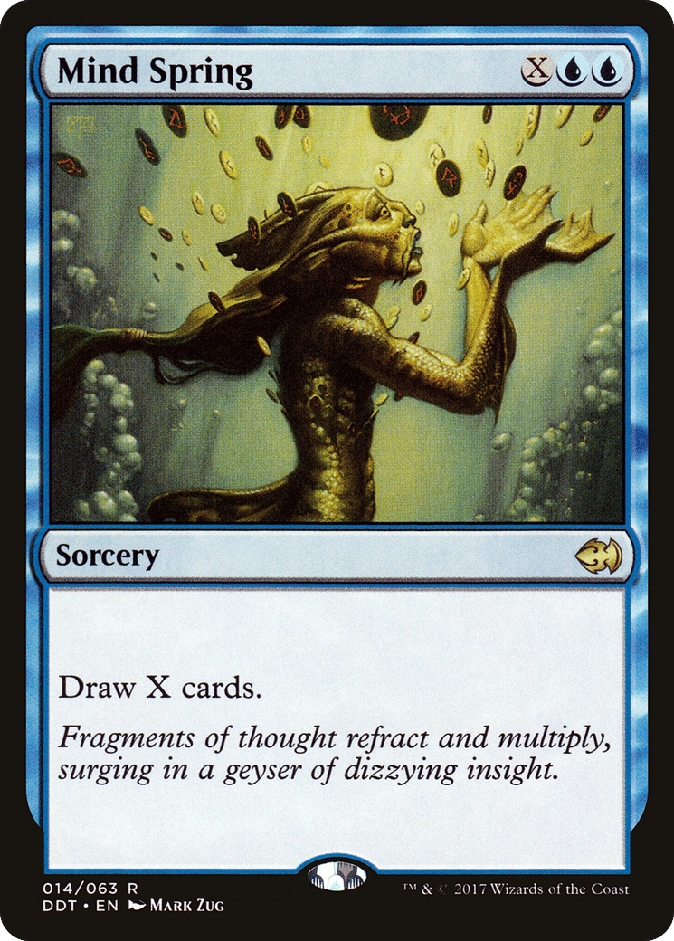 Mind Spring — Duel Decks: Merfolk vs. Goblins — Magic: The Gathering