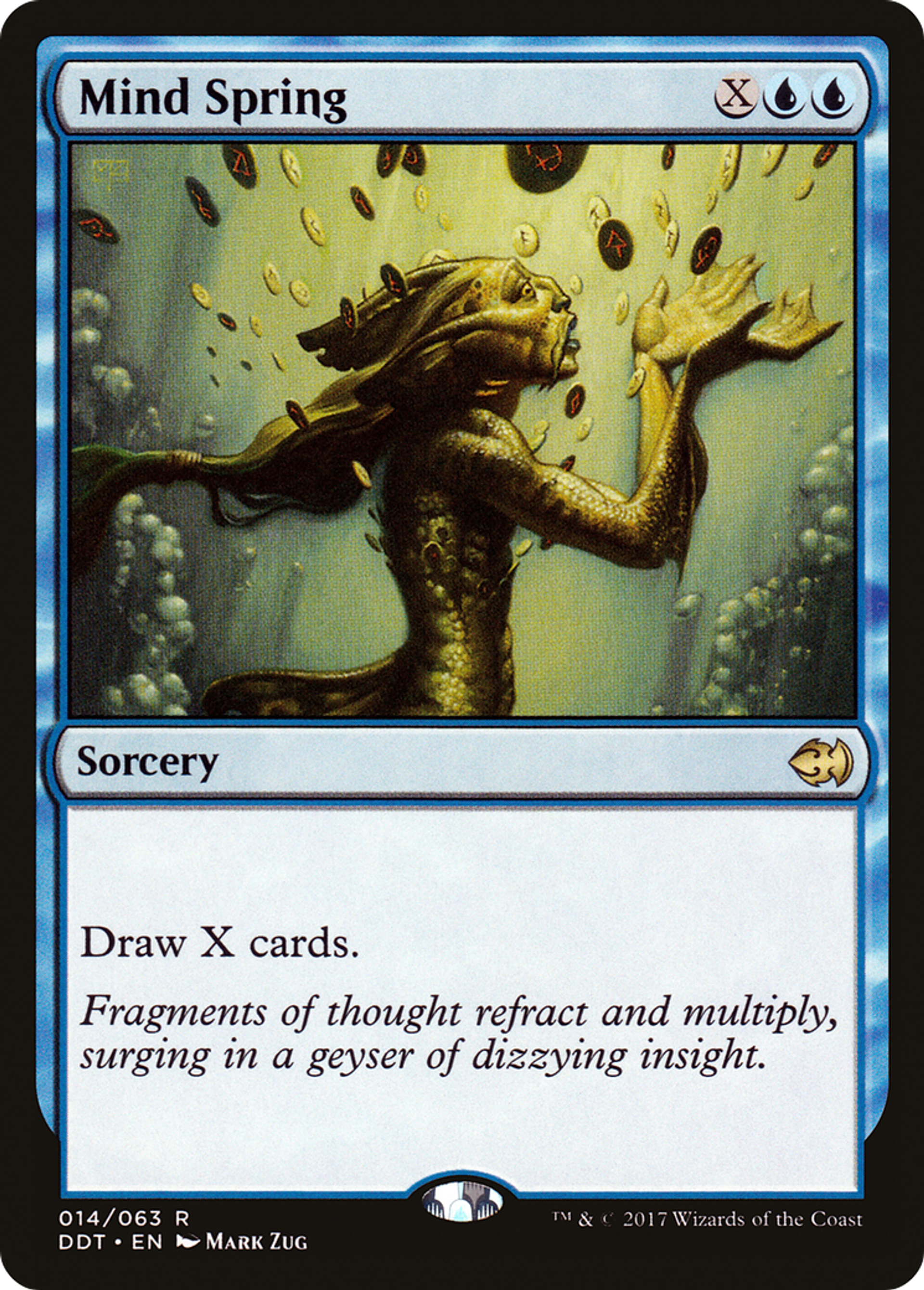 Mind Spring — Duel Decks: Merfolk vs. Goblins — Magic: The Gathering