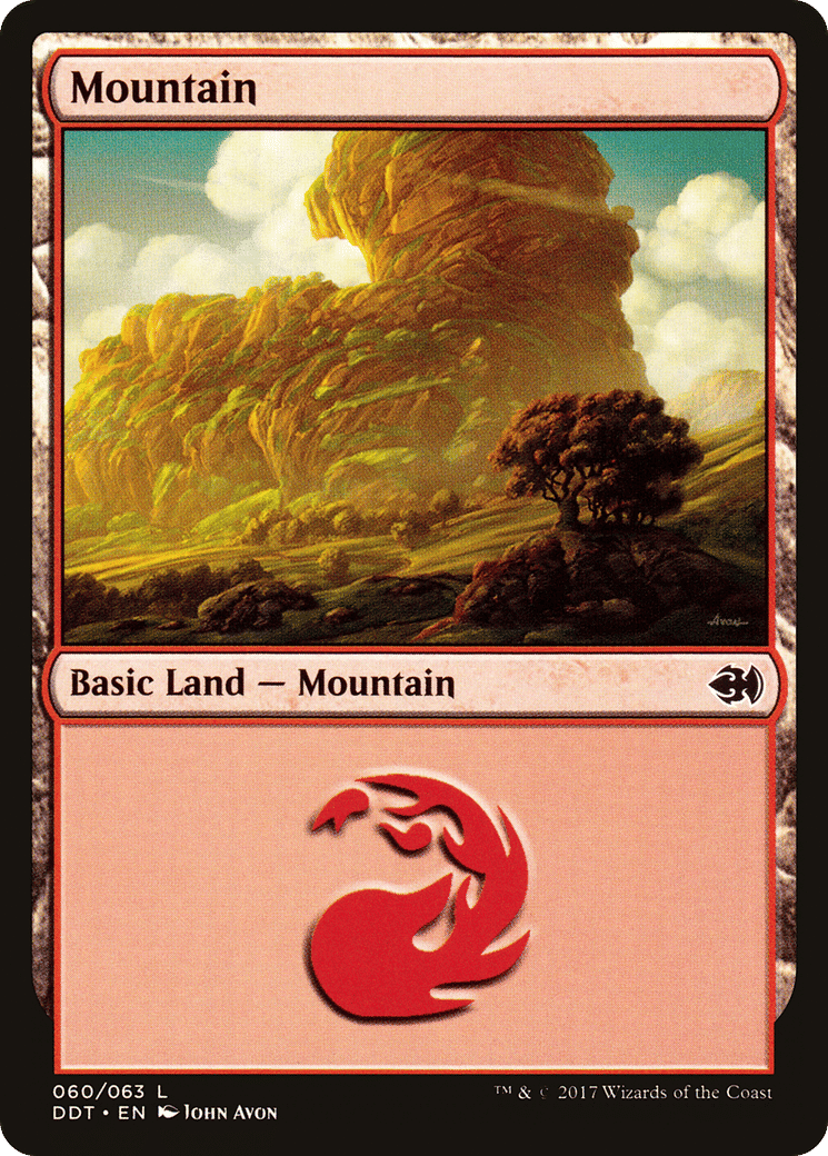 Mountain — Duel Decks: Merfolk vs. Goblins — Magic: The Gathering