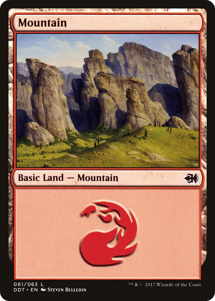 Mountain — Duel Decks: Merfolk vs. Goblins — Magic: The Gathering