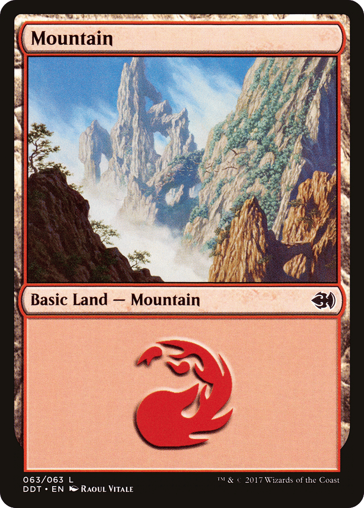 Mountain — Duel Decks: Merfolk vs. Goblins — Magic: The Gathering