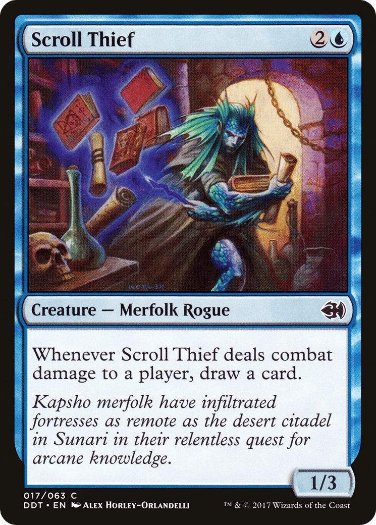 Scroll Thief — Duel Decks: Merfolk vs. Goblins — Magic: The Gathering