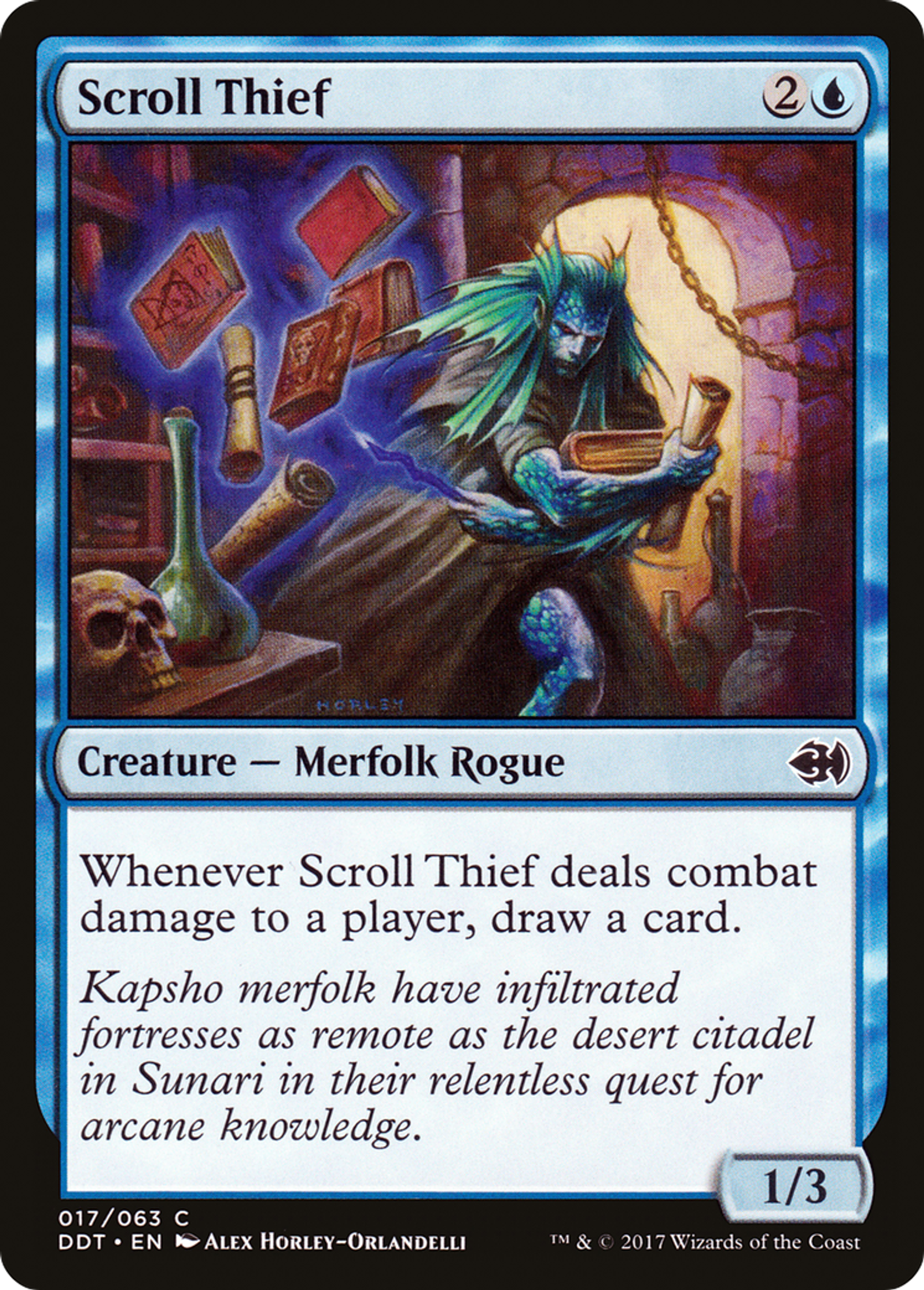Scroll Thief — Duel Decks: Merfolk vs. Goblins — Magic: The Gathering