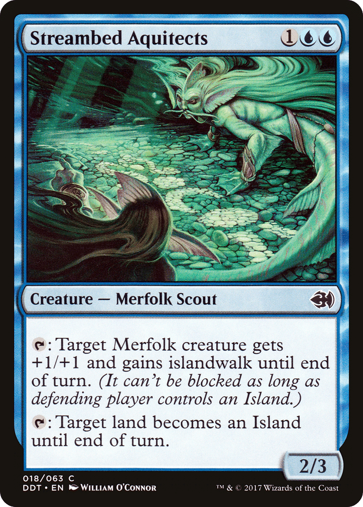 Streambed Aquitects — Duel Decks: Merfolk vs. Goblins — Magic: The Gathering