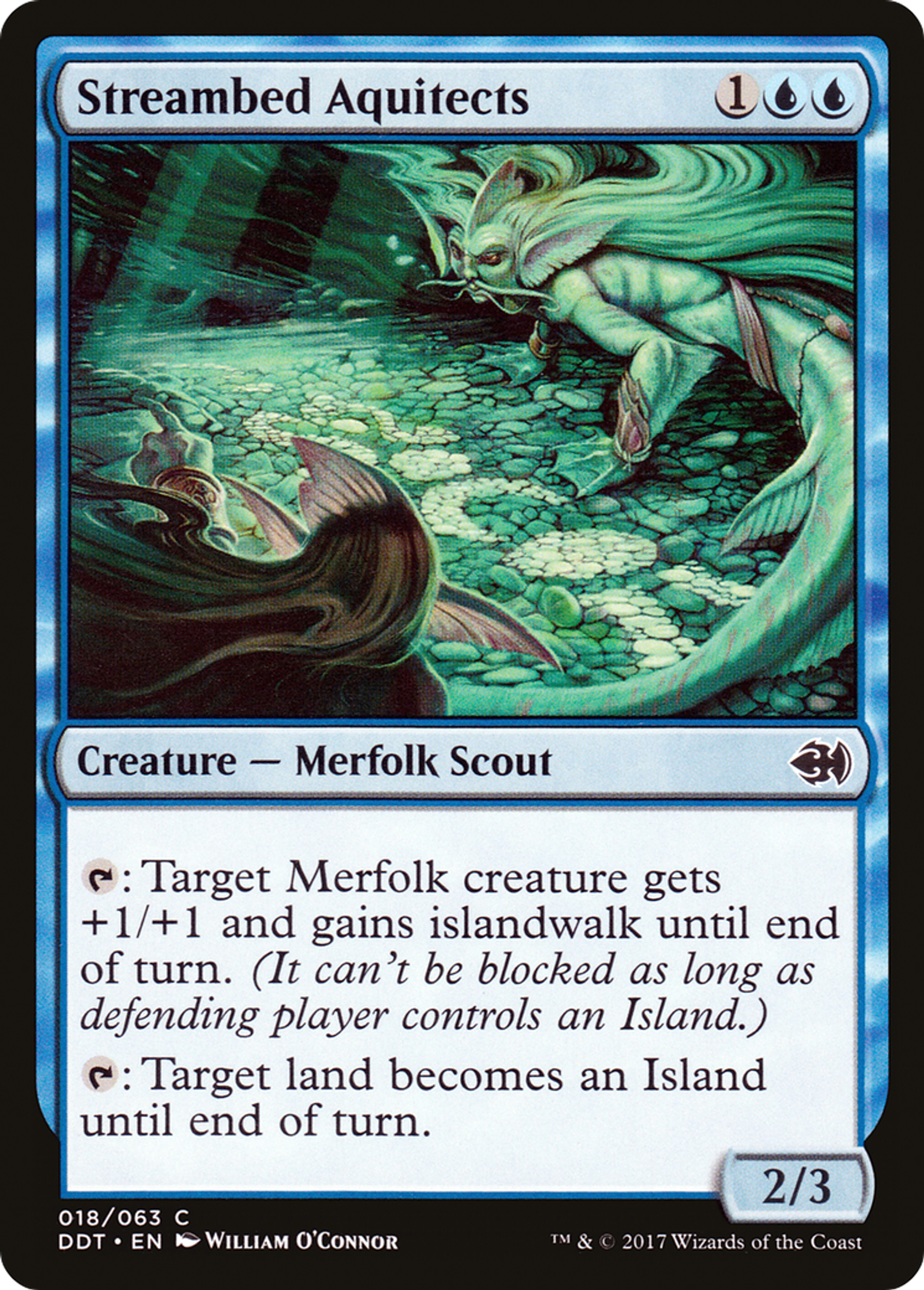 Streambed Aquitects — Duel Decks: Merfolk vs. Goblins — Magic: The Gathering